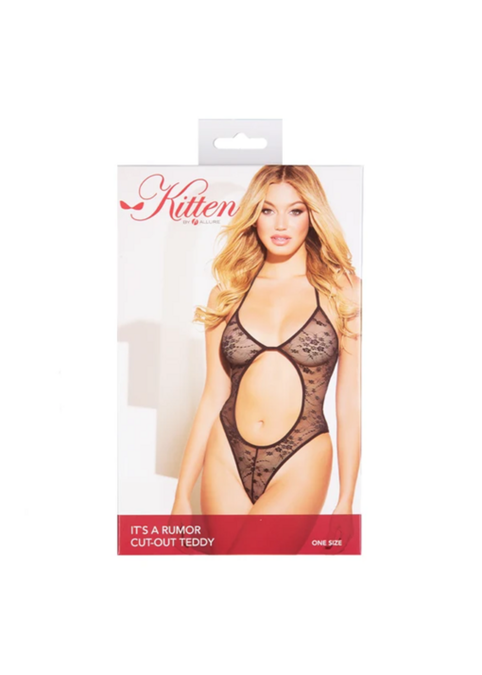 Allure It’s A Rumour Cut-Out Teddy - Black