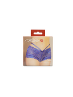 Allure Kelly Lace Crotchless Shorts – Blue