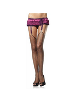 Leg Avenue Spandex Industrial Net Stockings - Black