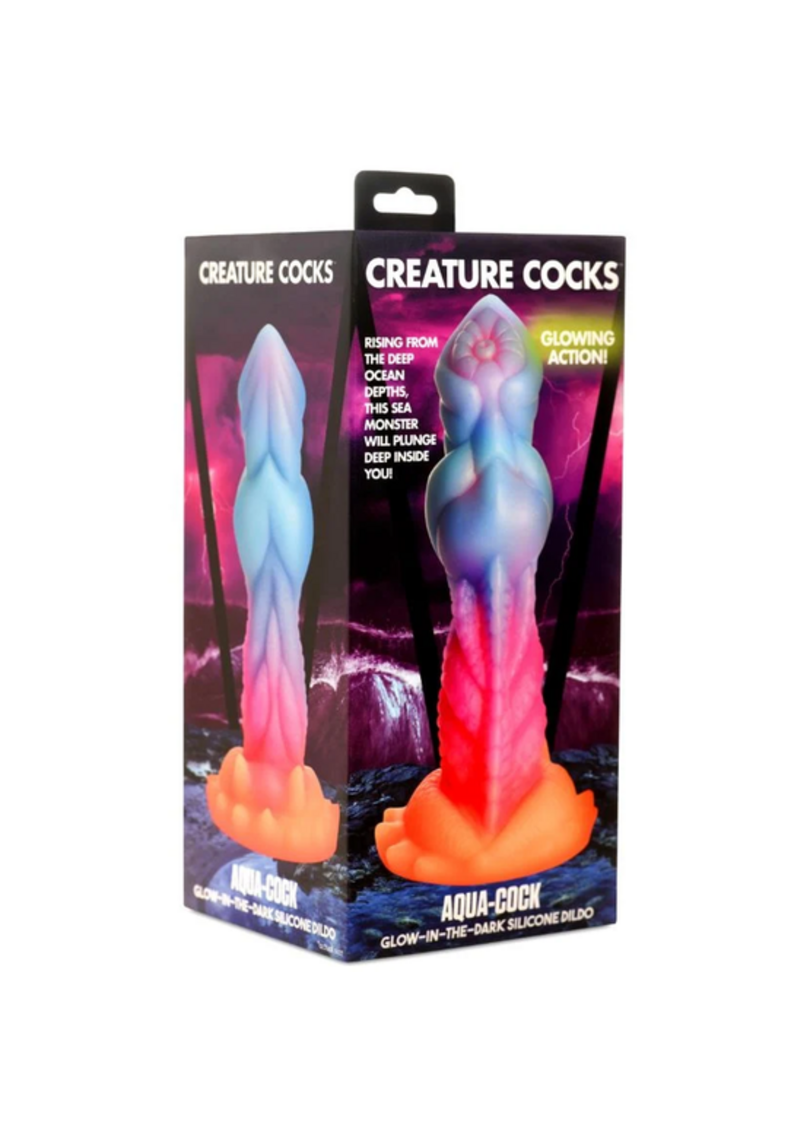 XR Aqua-Cock Glow-In-Dark Silicone Dildo