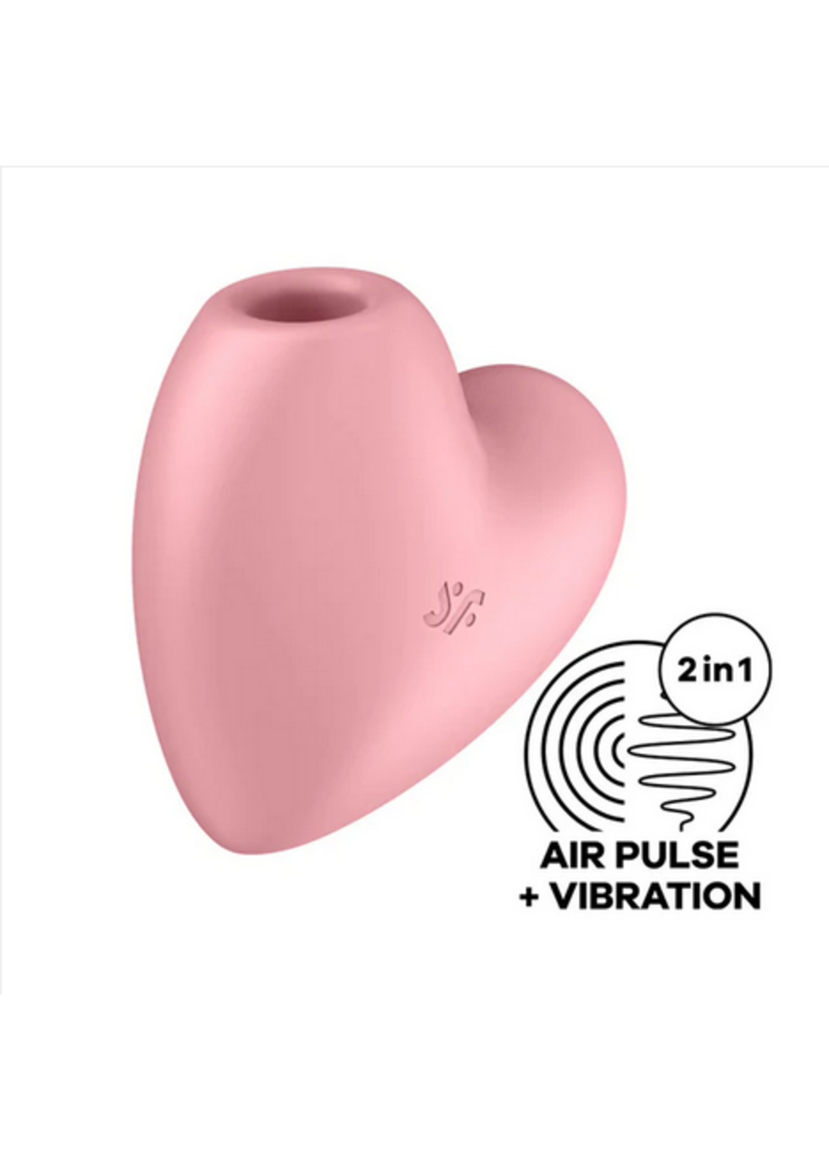 Satisfyer Cutie Heart - Light Red