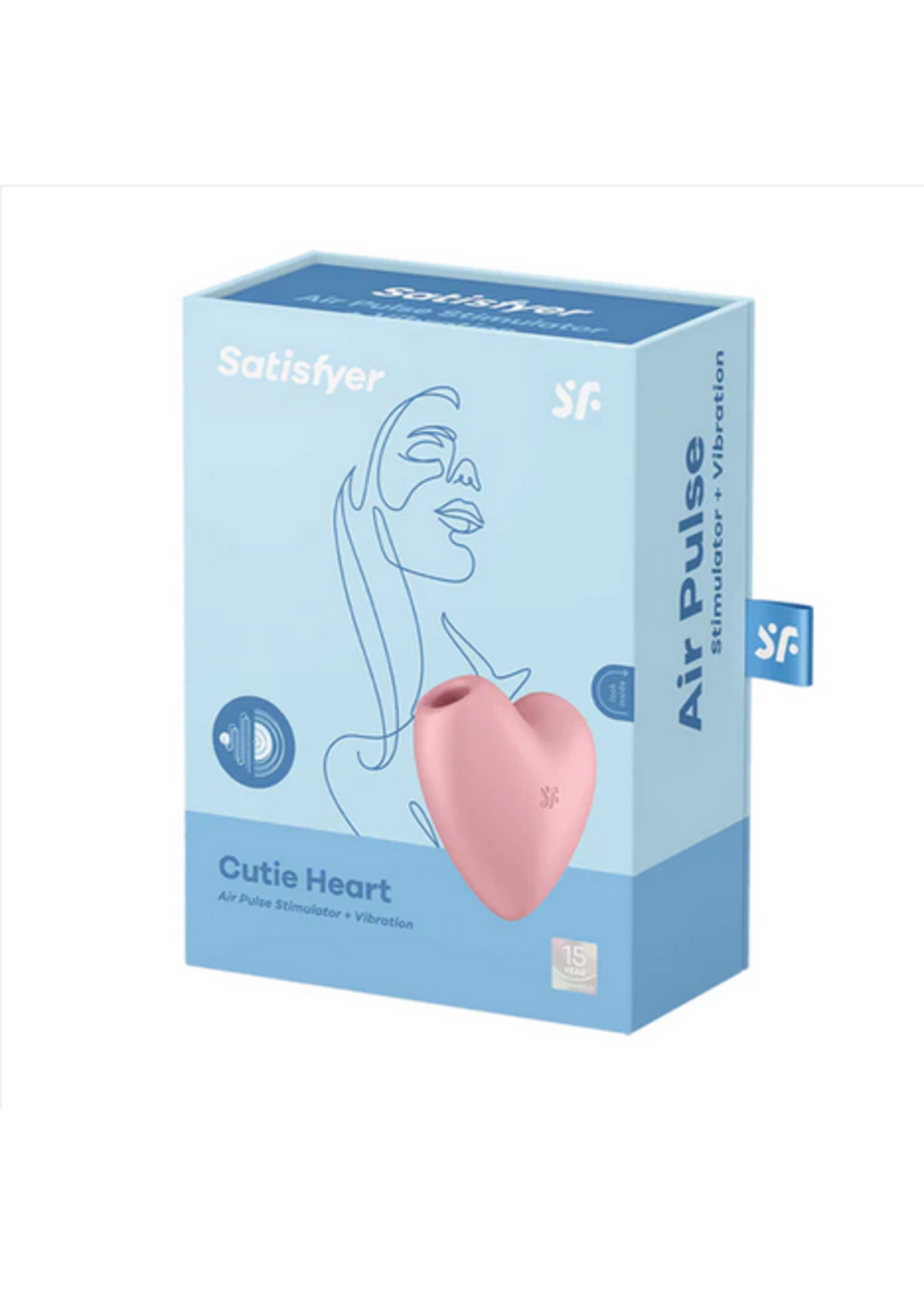 Satisfyer Cutie Heart - Light Red