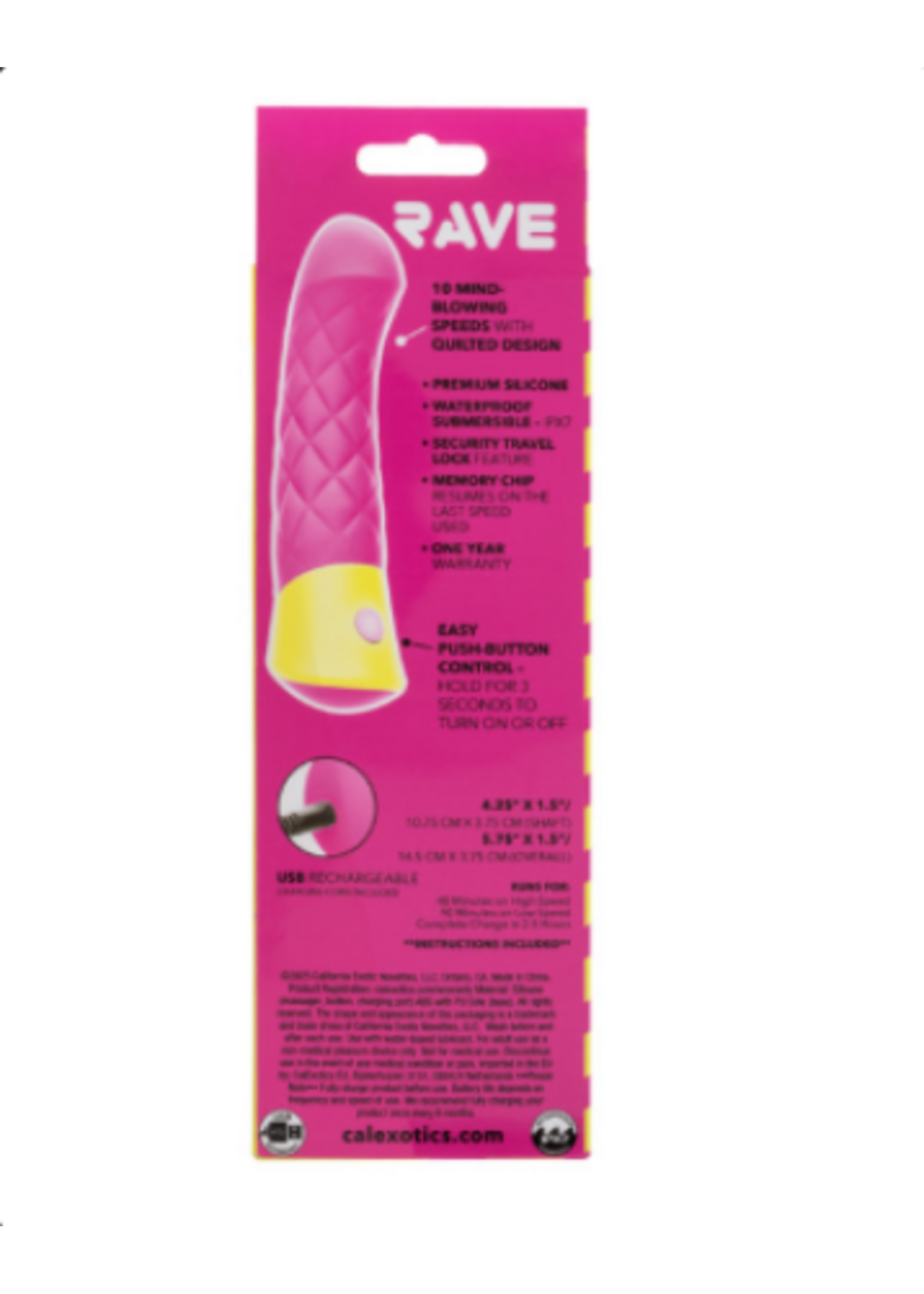 Calexotics Rave Quilted G