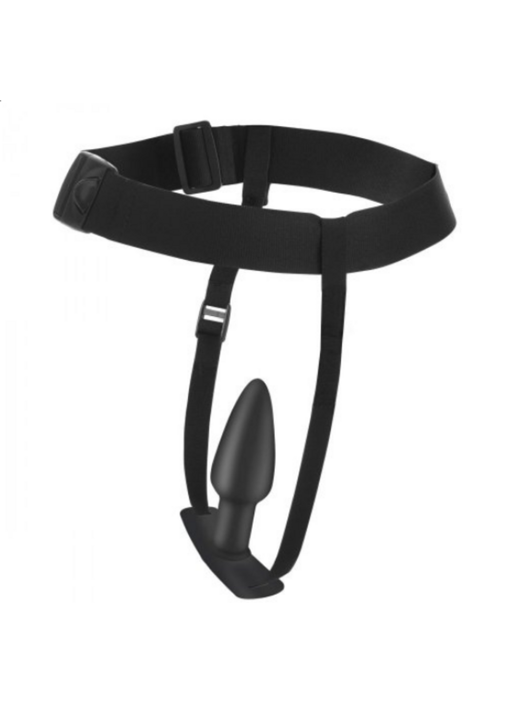Master Series 28X Silicone Anal Plug w/ Harness & Remote