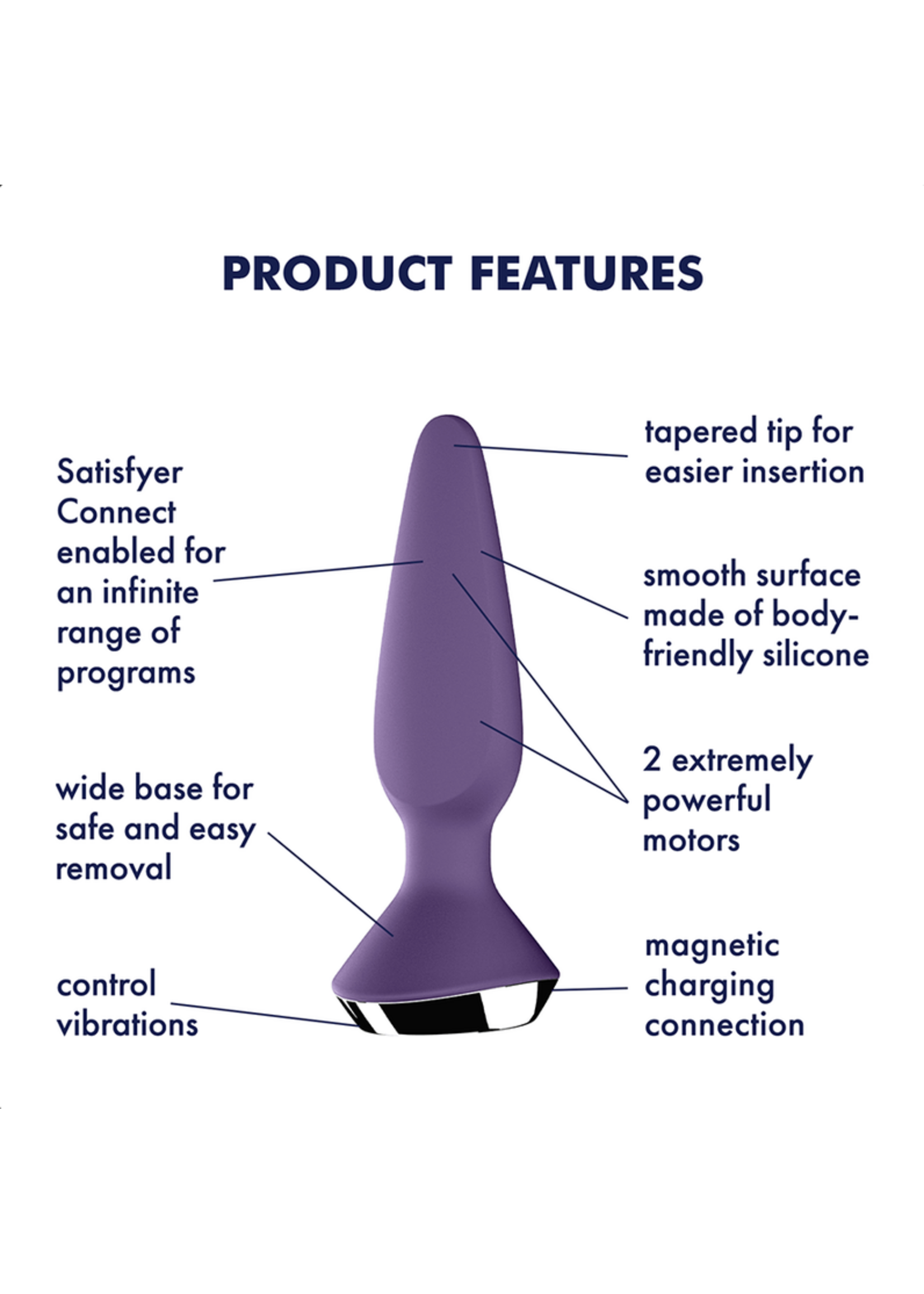Satisfyer Plug-ilicious 1 Purple