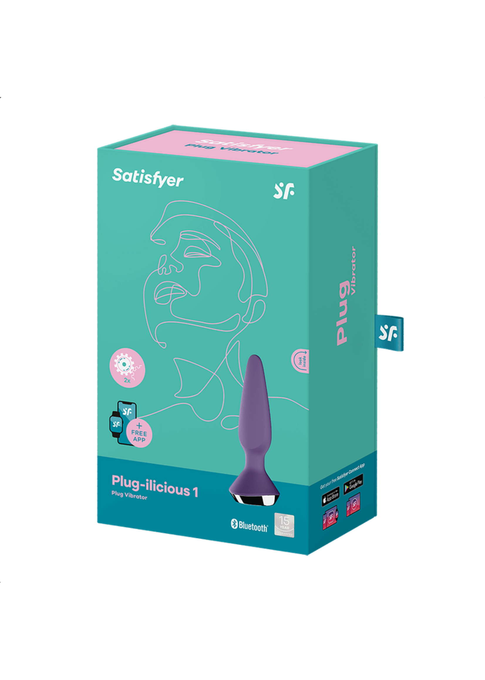 Satisfyer Plug-ilicious 1 Purple