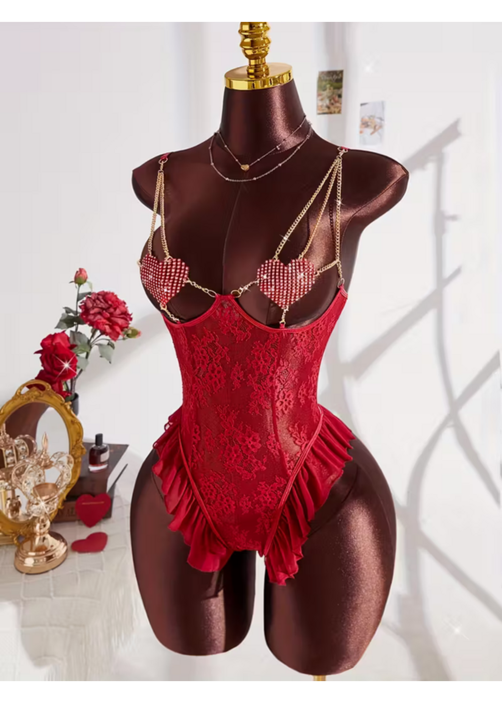 Heart Charm Lingerie