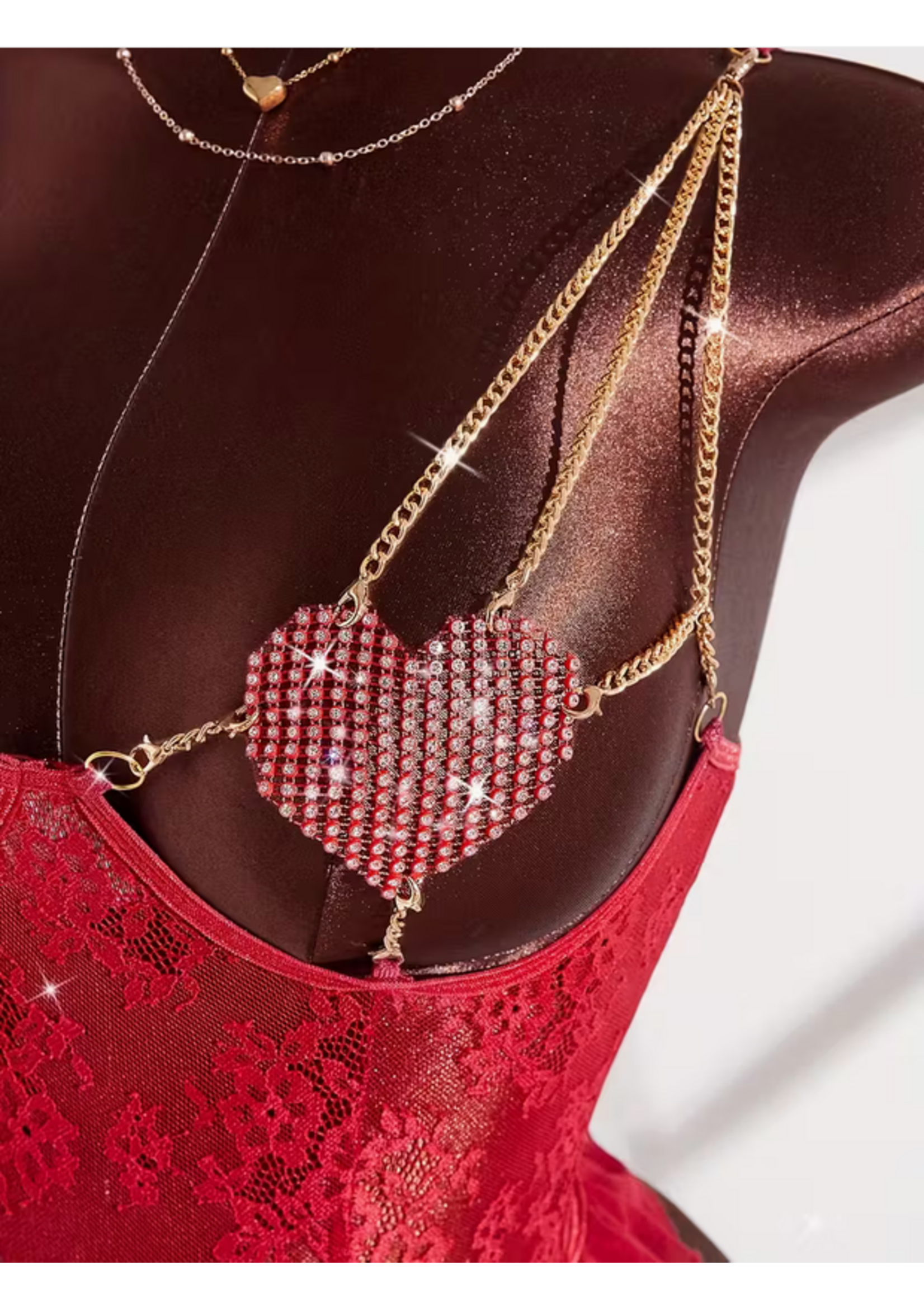 Heart Charm Lingerie