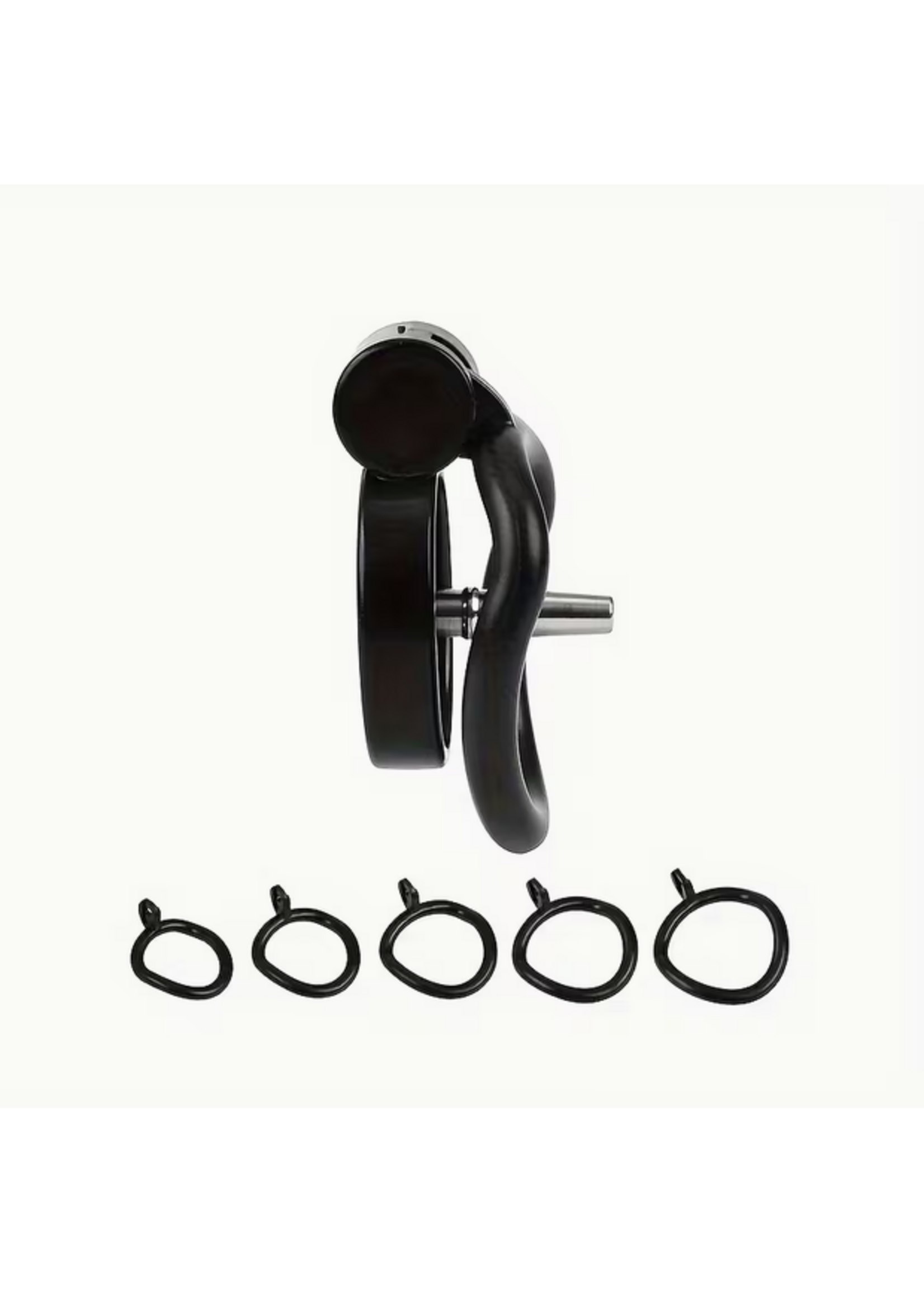 Smoosh Smoosh Squish IT Cock Cage with Sounding plug Black