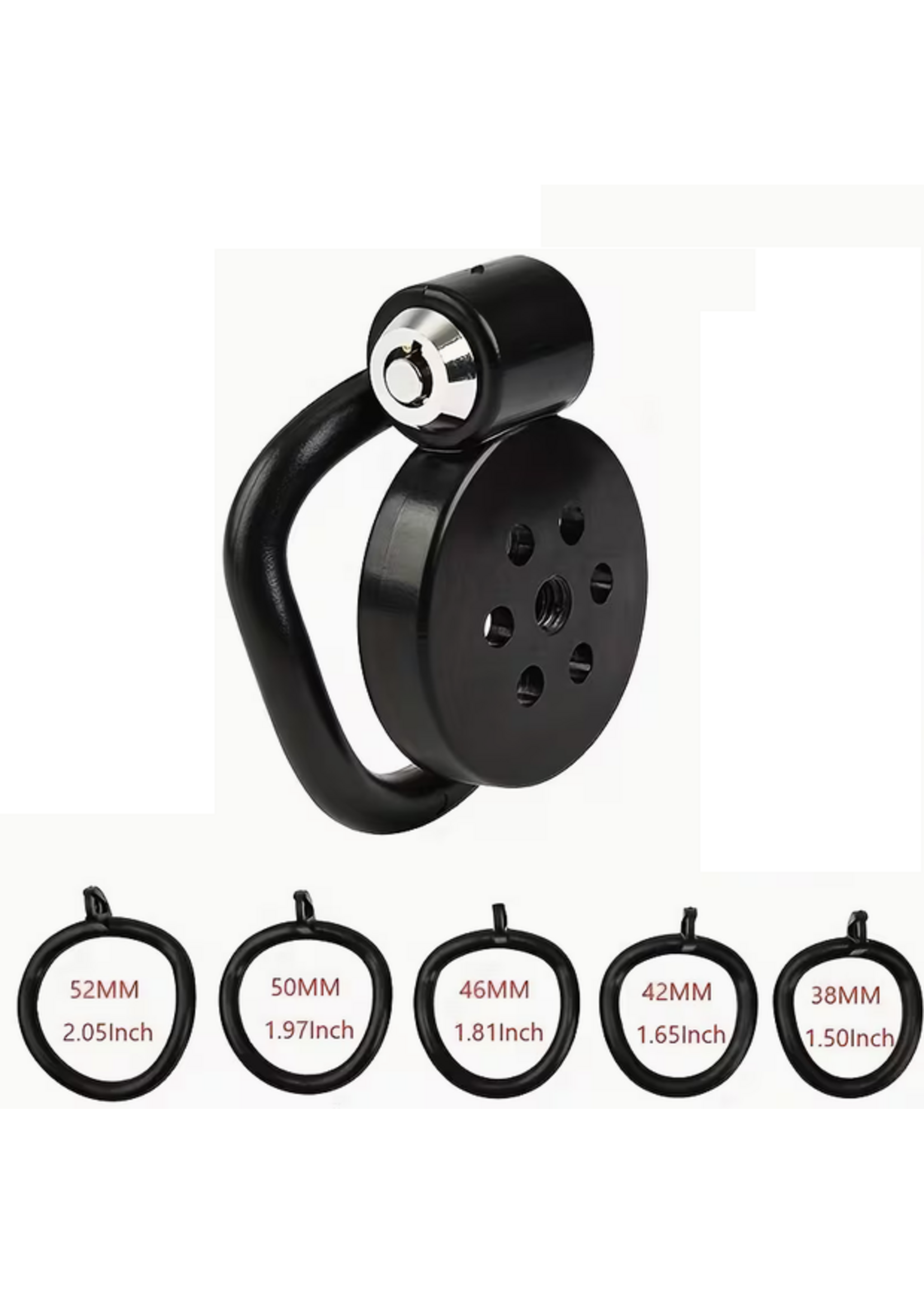 Smoosh Smoosh Squish IT Cock Cage with Sounding plug Black