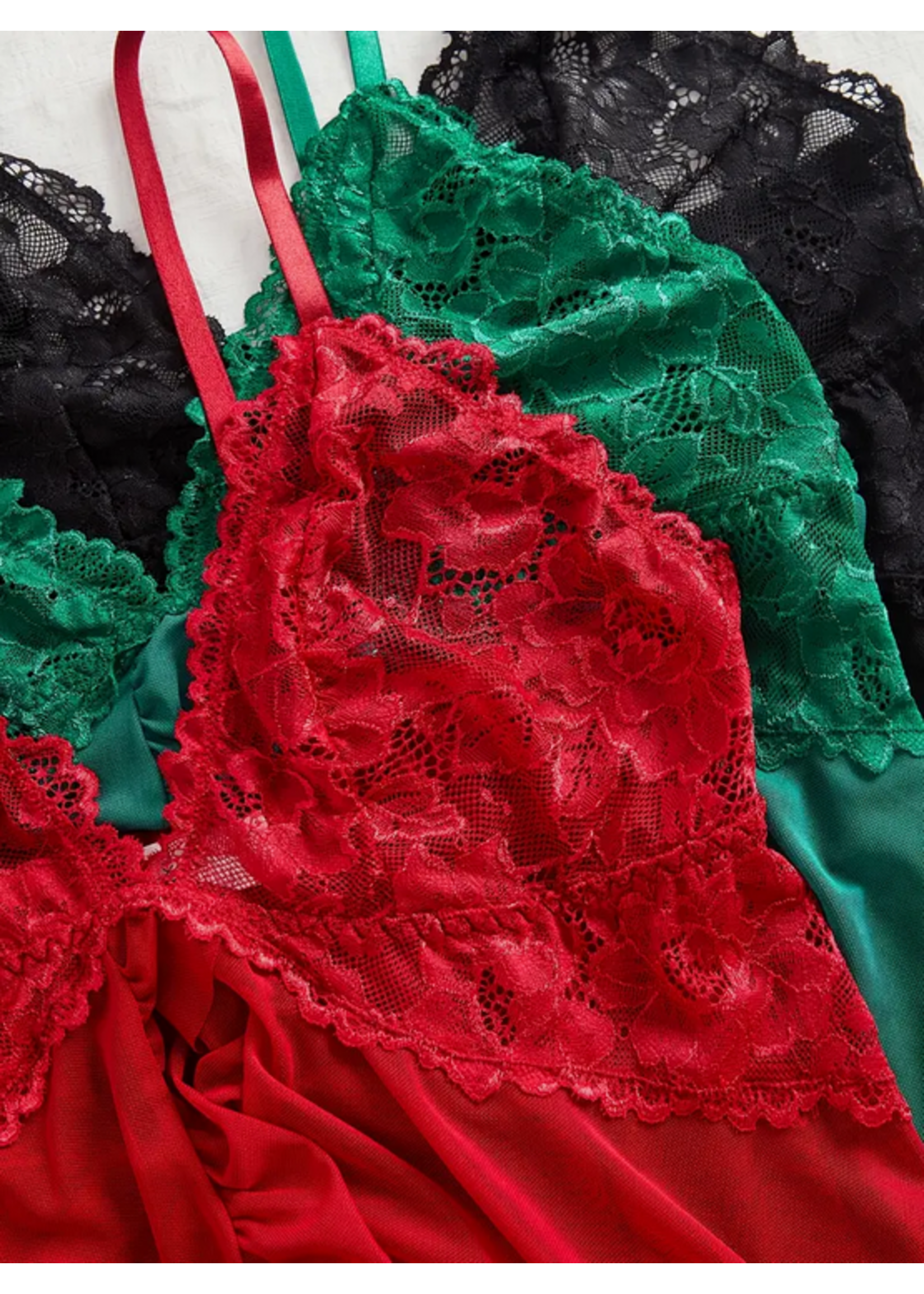 Plus Size Lacy Lingerie