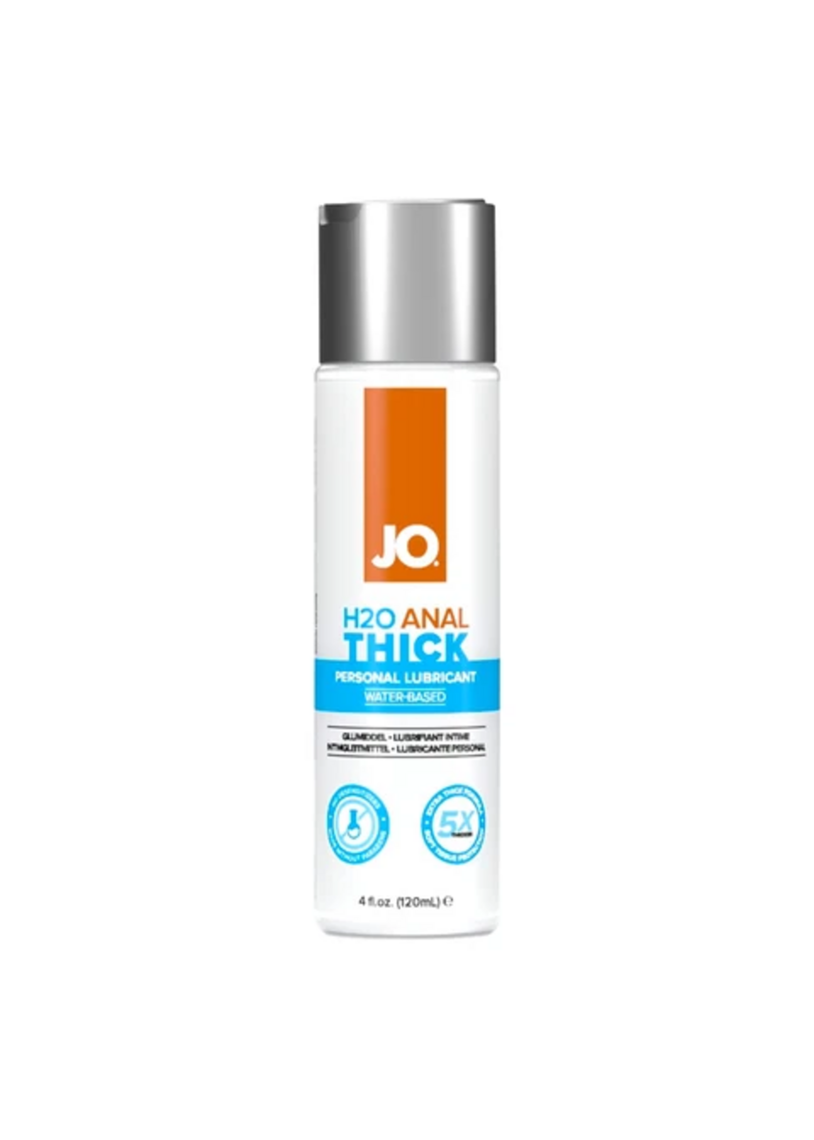 JO Lube JO H2O Anal Thick - 4 oz / 120 mL