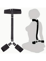 Smoosh Value Collar and Cuff Harness Set Black