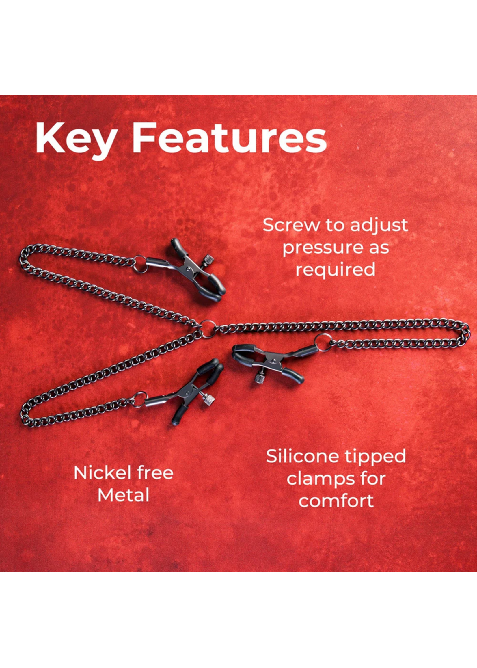 Sei Mio Triple Tease Nipple/Clit Clamps