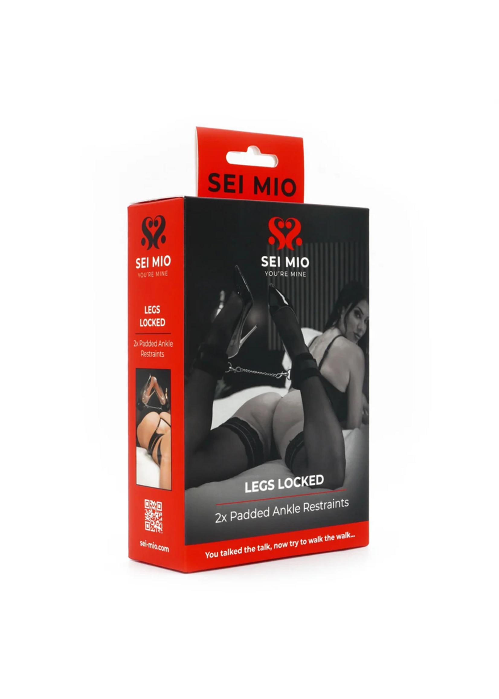 Sei Mio Legs Locked 2x Padded Ankle Restraint