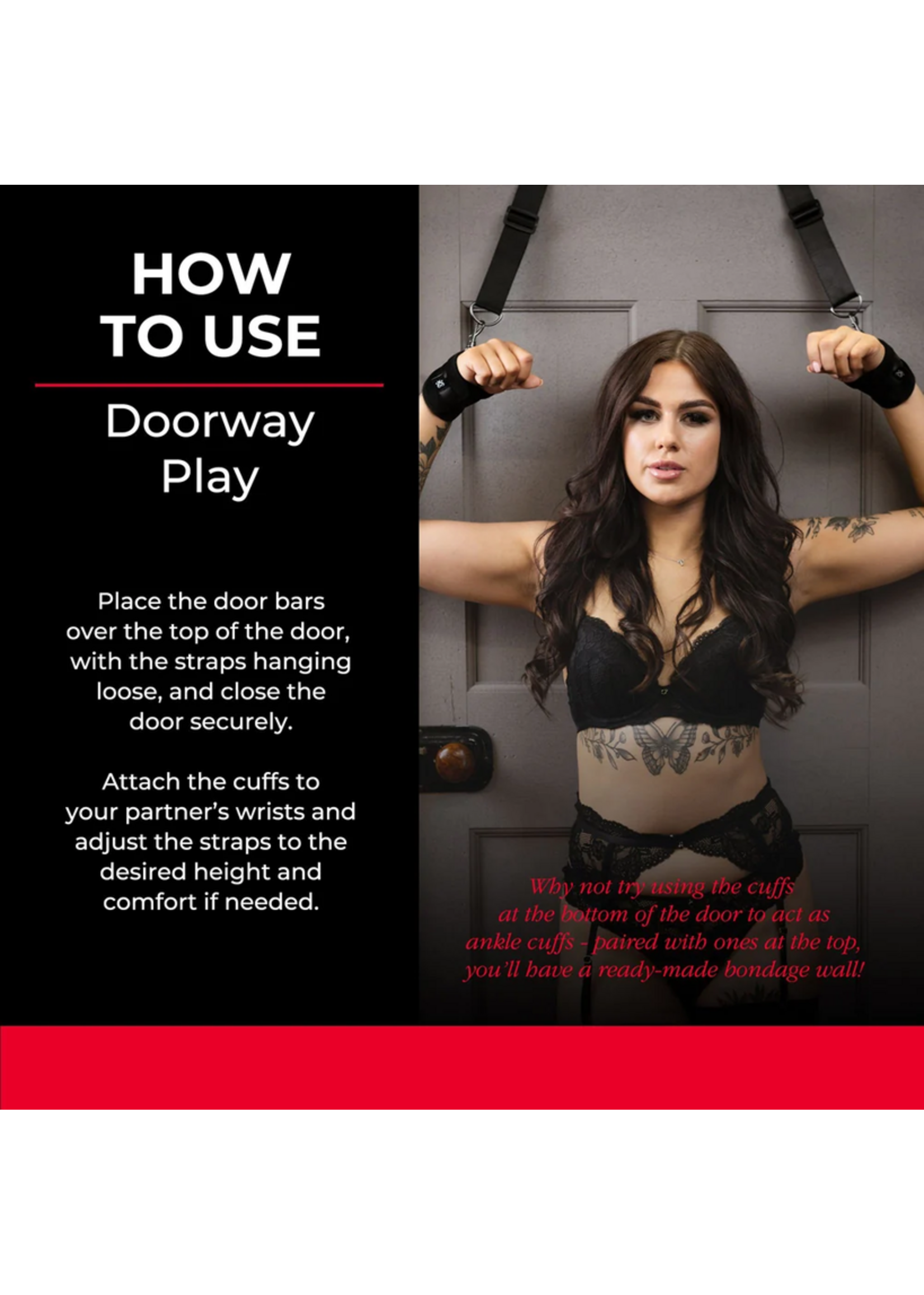 Sei Mio Doorway Control Play Cuffs