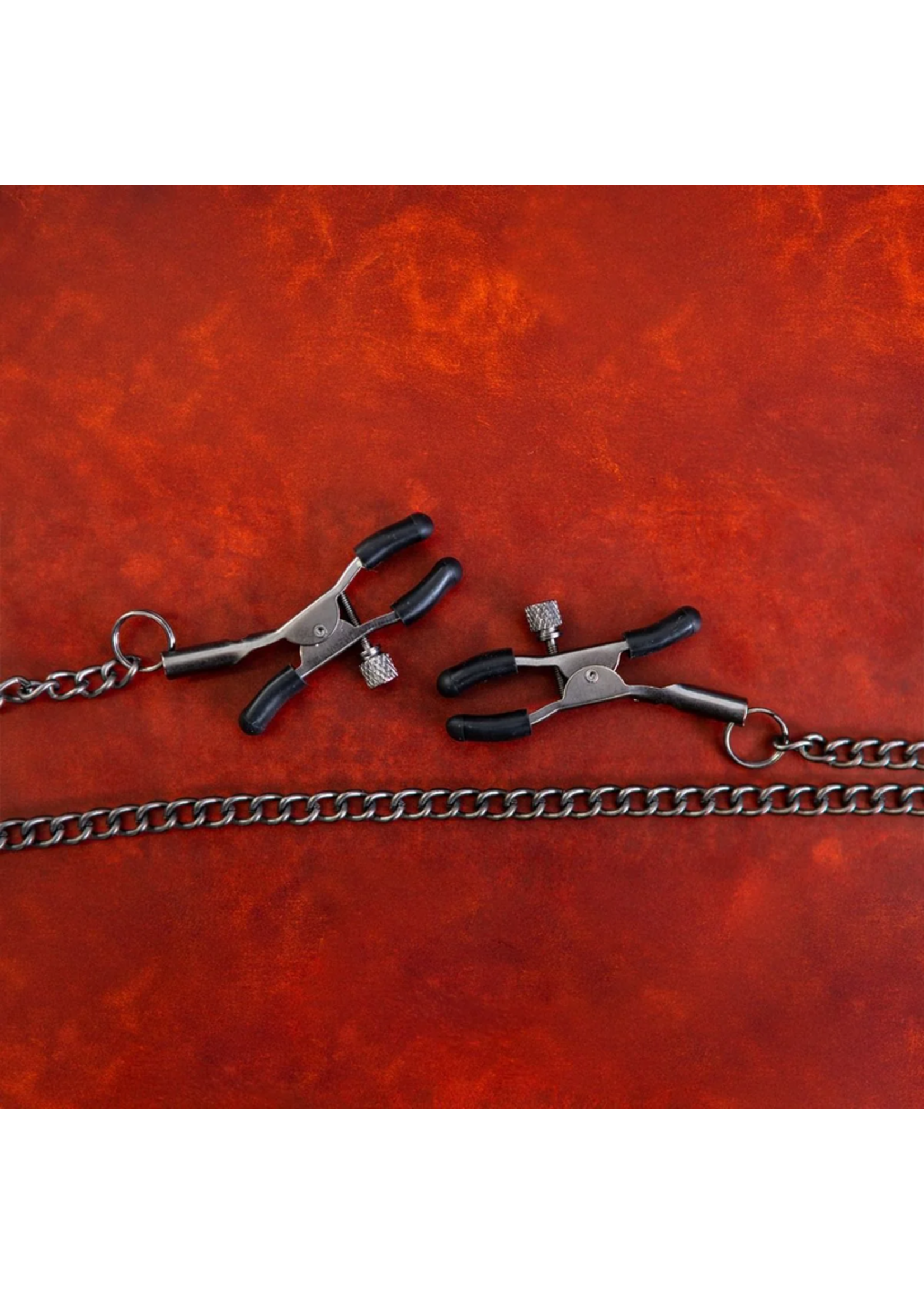 Sei Mio Nip and Tug - Adjustable Nipple Clamp Chain