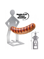 Hott Products Grill My Wiener - Stainless Steel Hot Dog Grill Stand