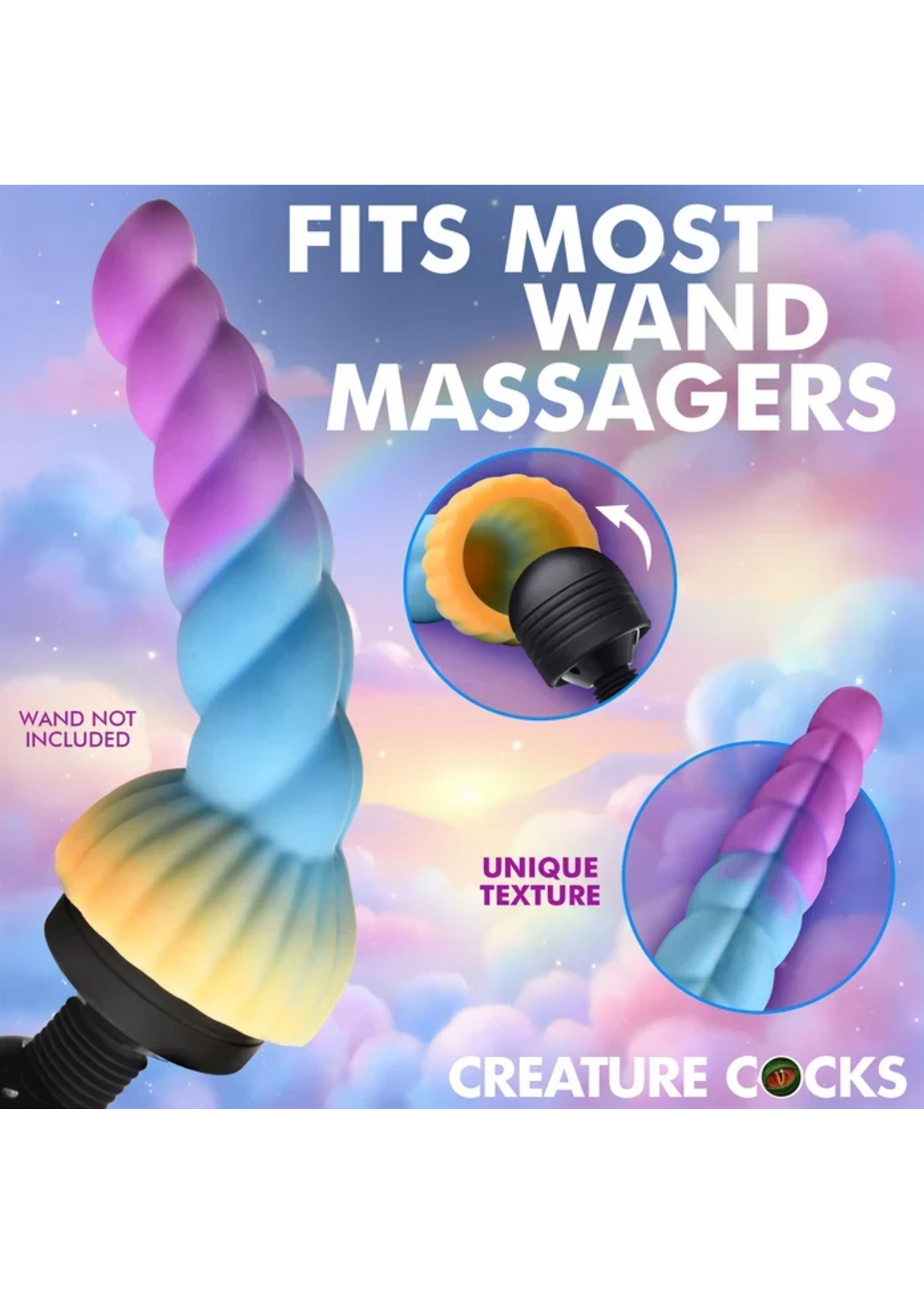 XR Unicorn Head Silicone Wand Attachment