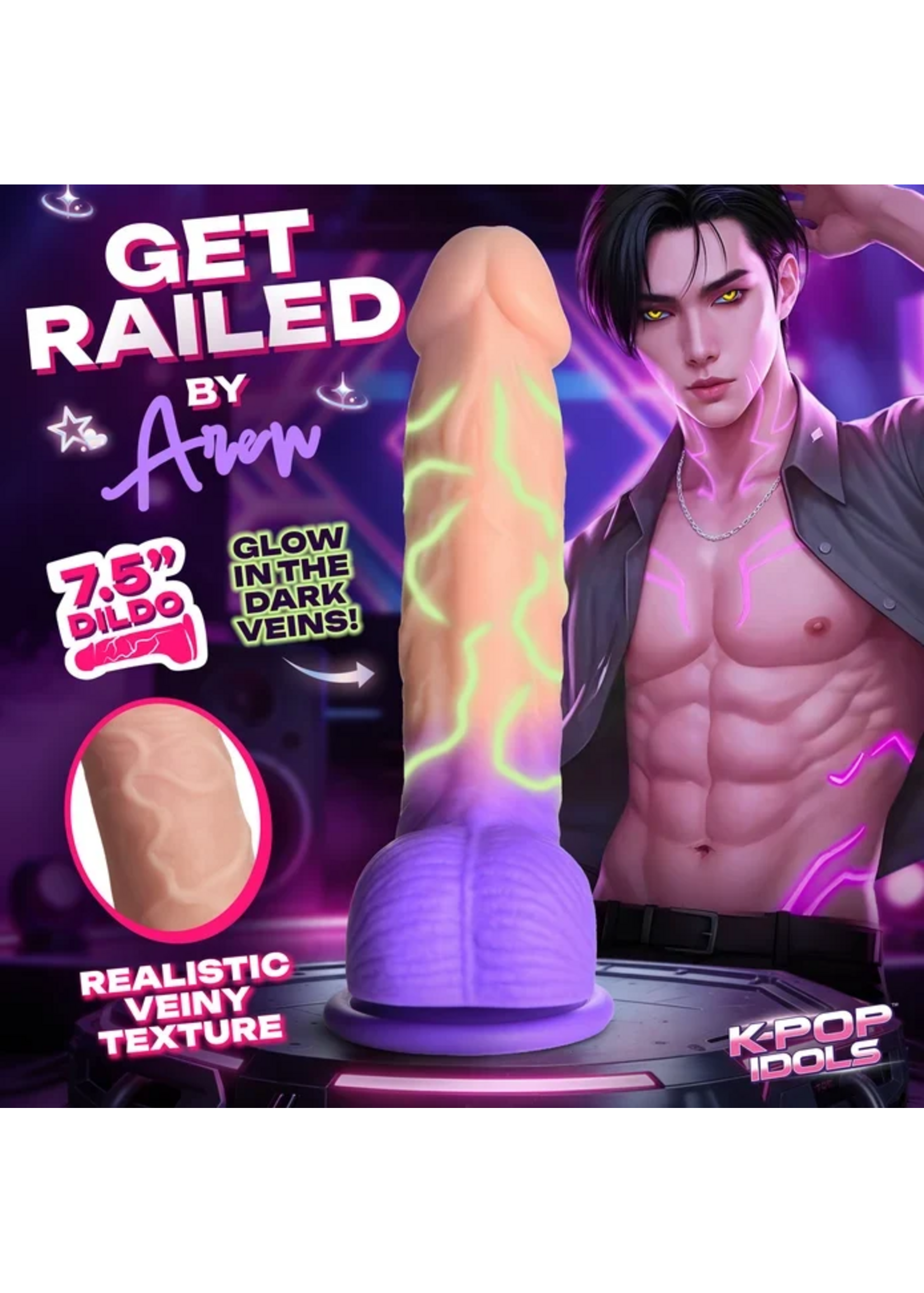 XR Aren Silicone Dildo with Balls
