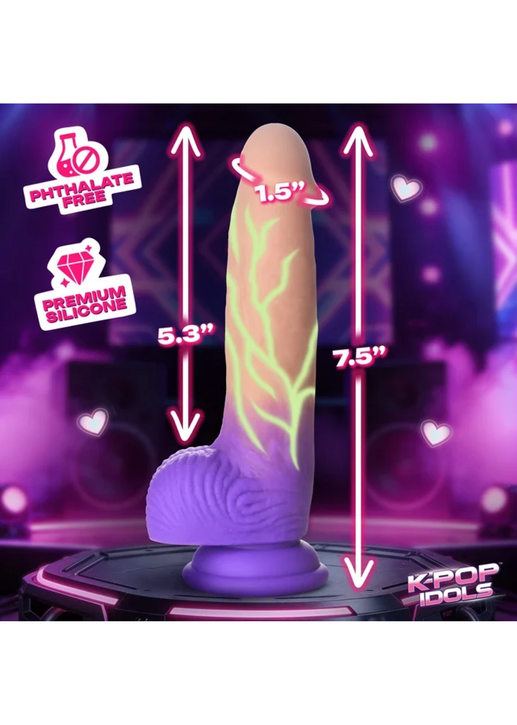 XR Aren Silicone Dildo with Balls