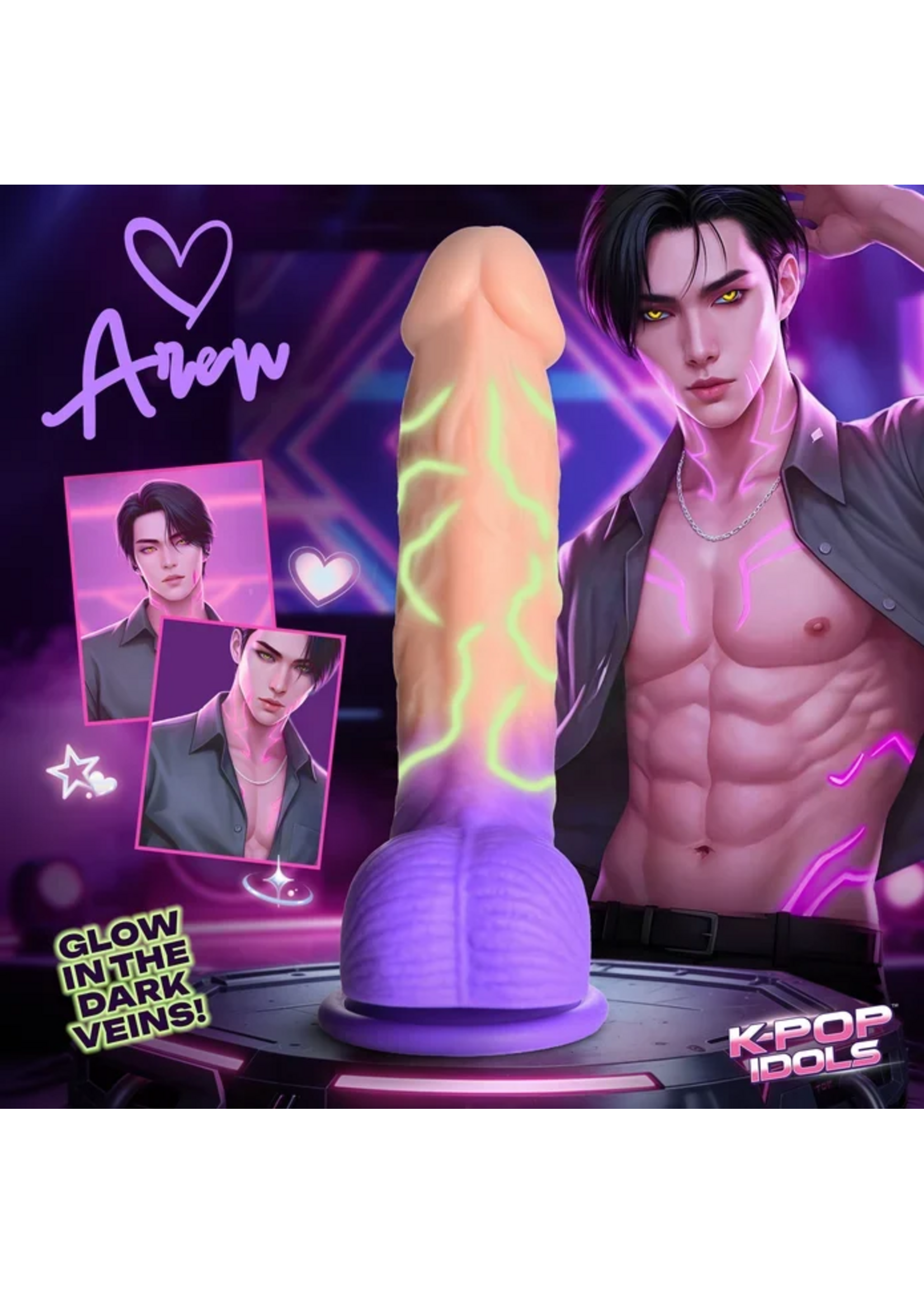 XR Aren Silicone Dildo with Balls