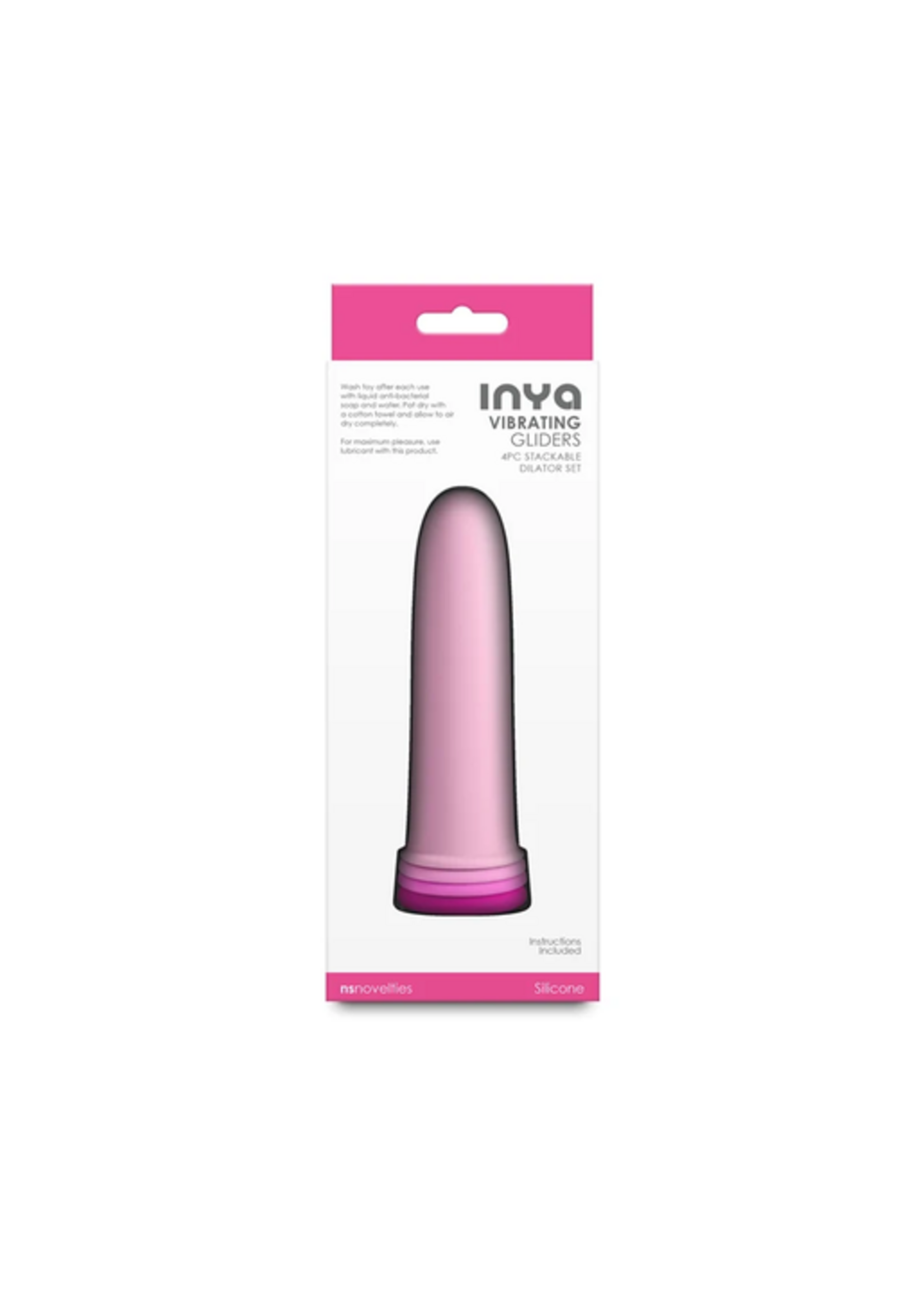 NS Novelties Vibrating Gliders - Pink