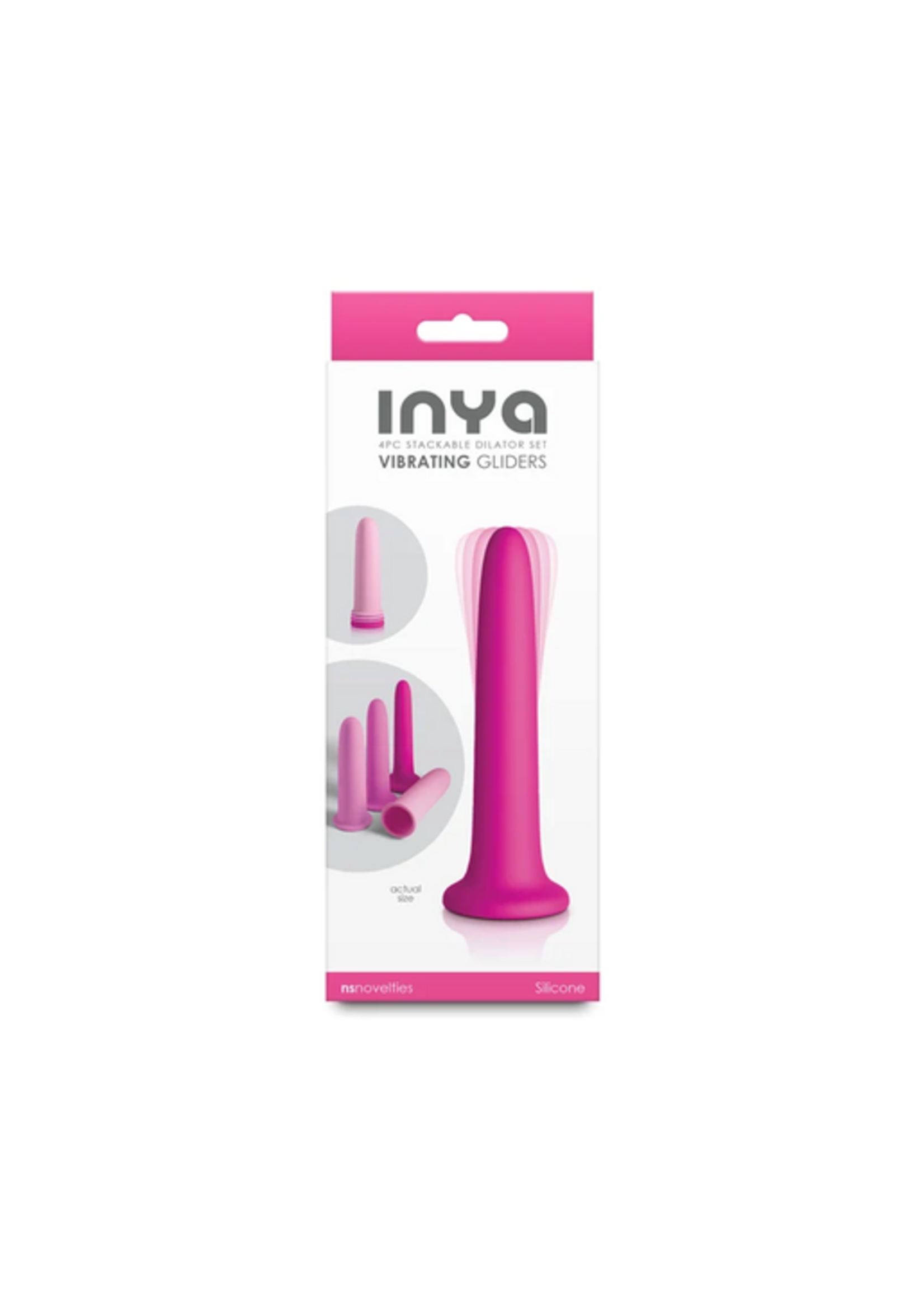NS Novelties Vibrating Gliders - Pink