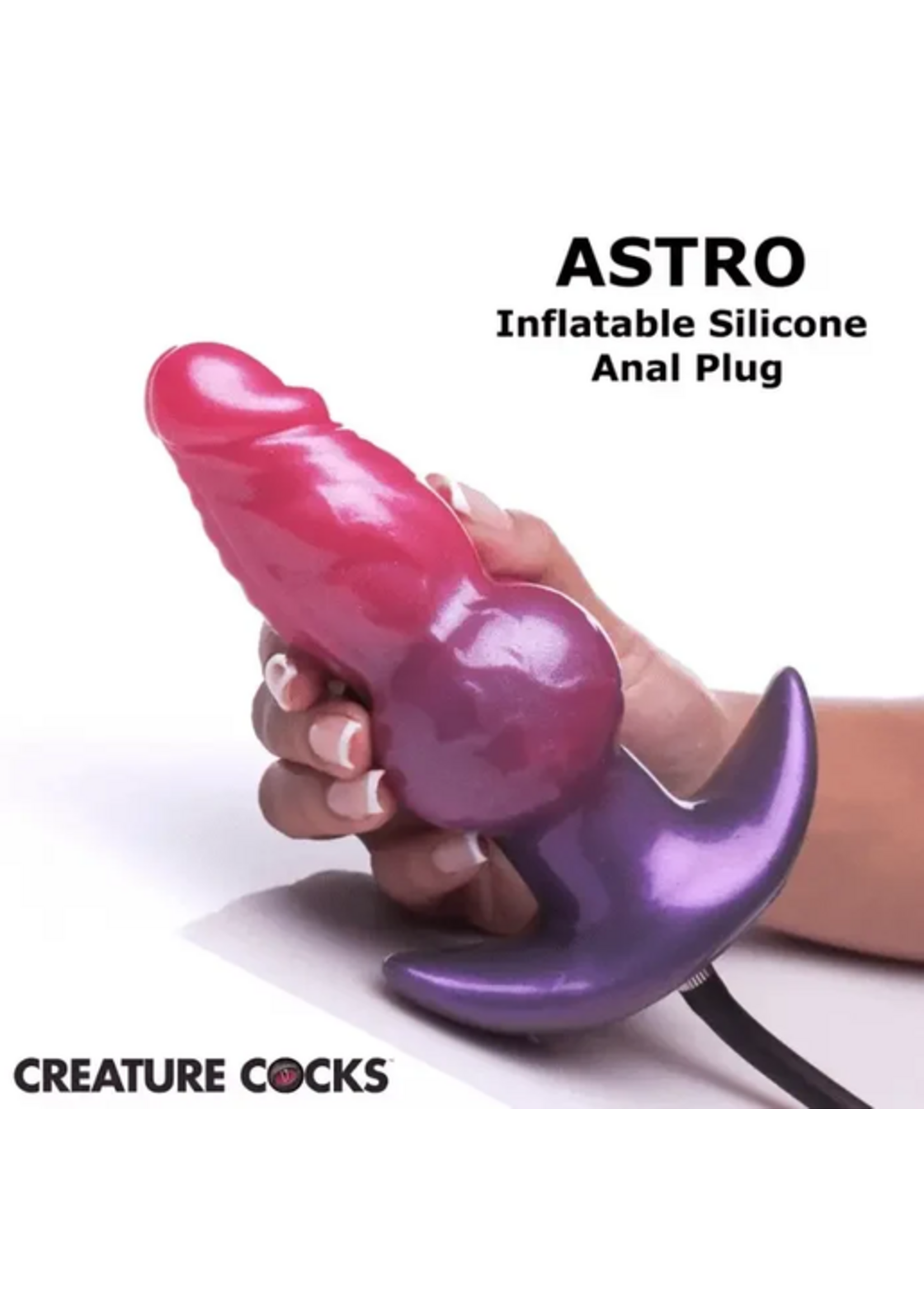 Creature Cocks Astro Inflatable Silicone Anal Plug