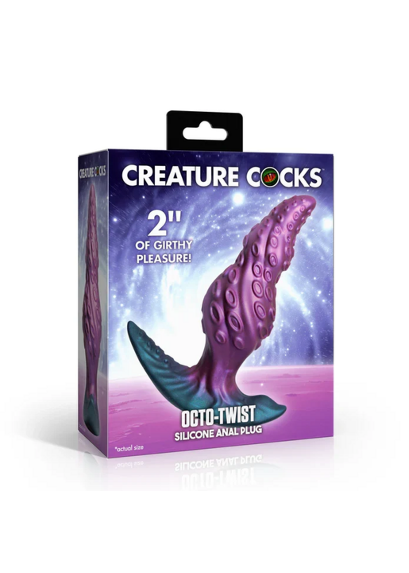 Creature Cocks Octo-Twist Silicone Anal Plug