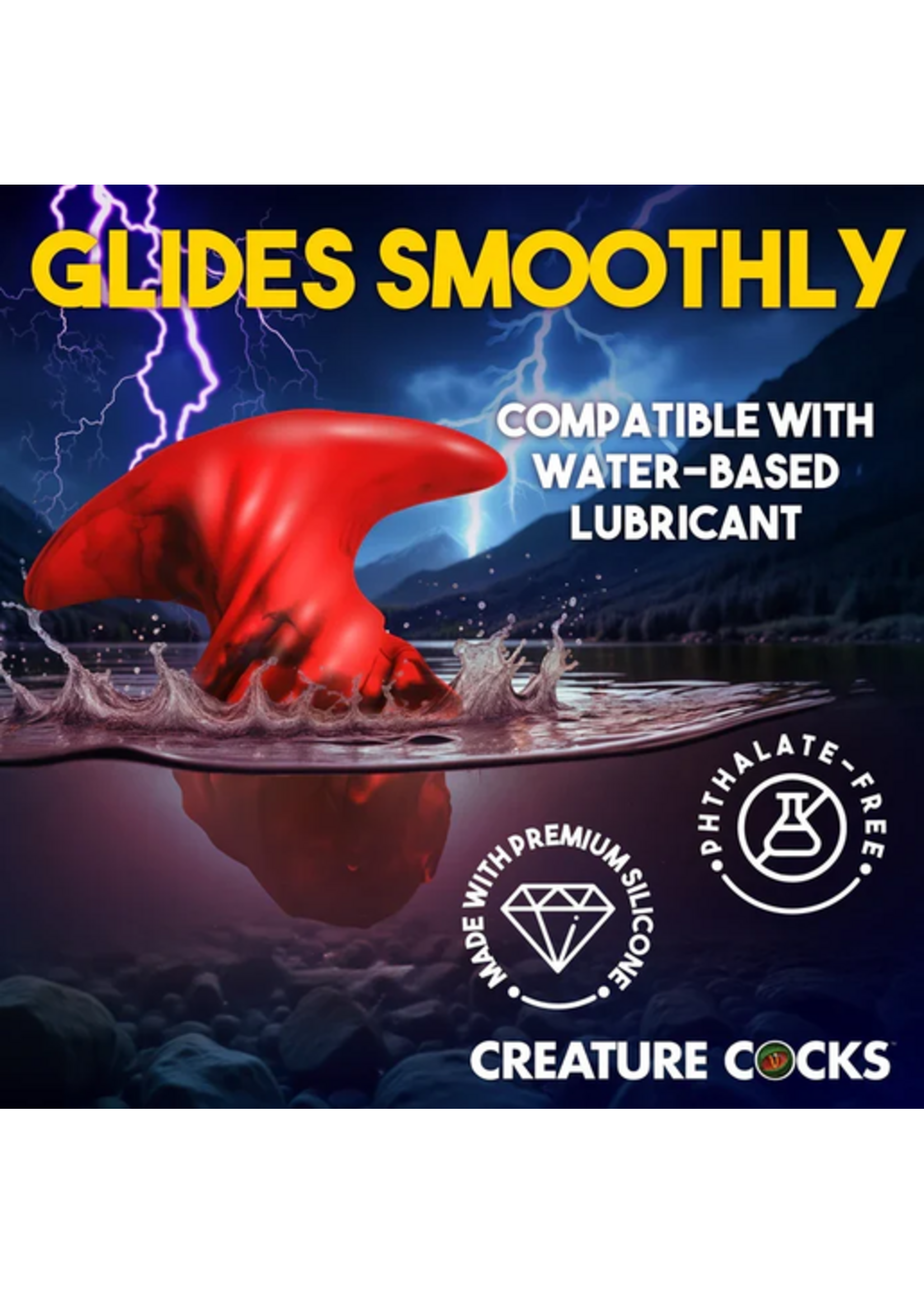 Creature Cocks Dragonspawn Silicone Butt Plug - Large