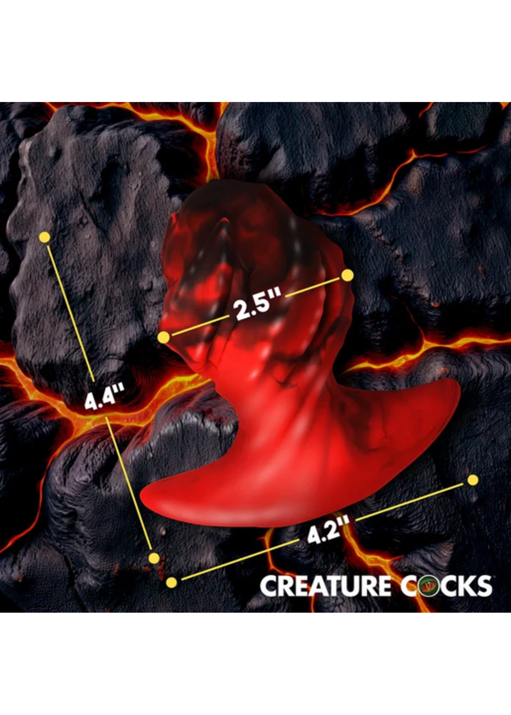 Creature Cocks Dragonspawn Silicone Butt Plug - Large