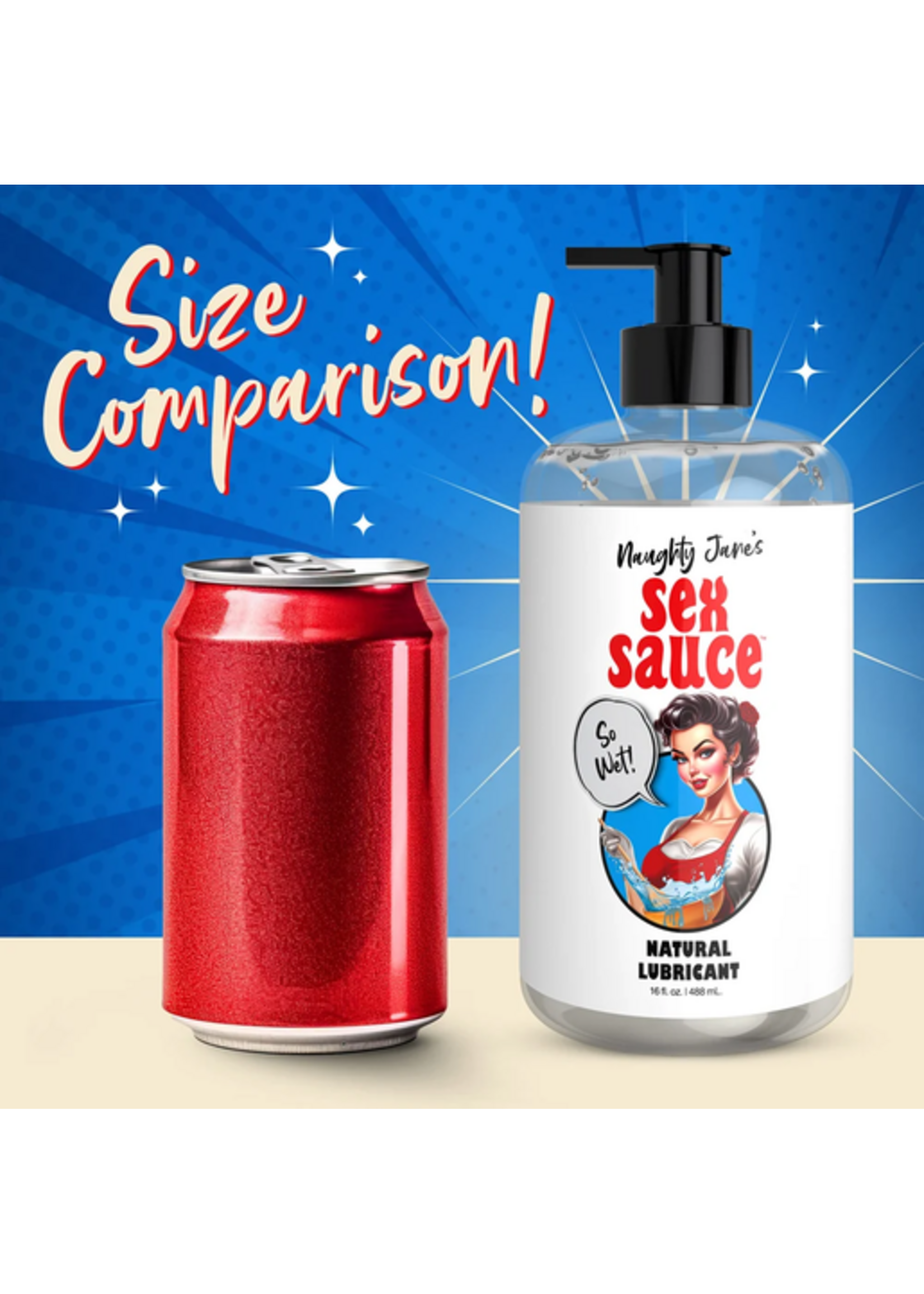 Naughty Janes Sex Sauce Natural Lube 16oz