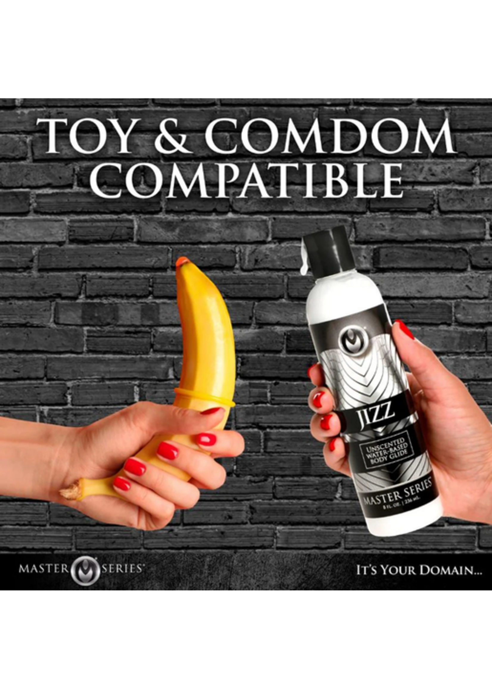 Master Series Jizz Unscented Water-Based Lube - 8oz
