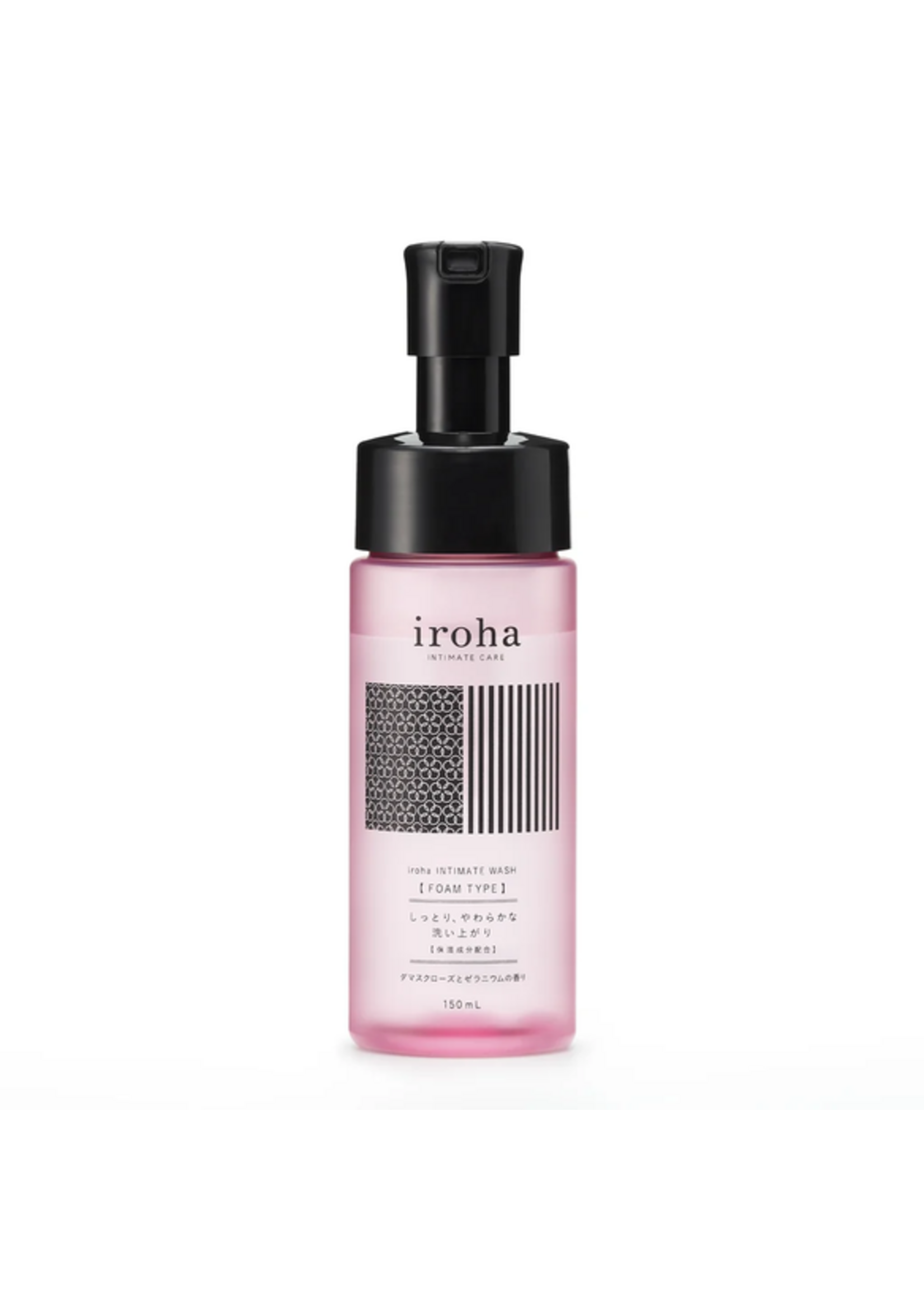 Iroha iroha Intimate Foam Wash - Damask Rose and Geranium 5.07oz