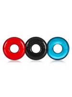 Oxballs RINGER, 3-pack of DO-NUT-1 - MULTI