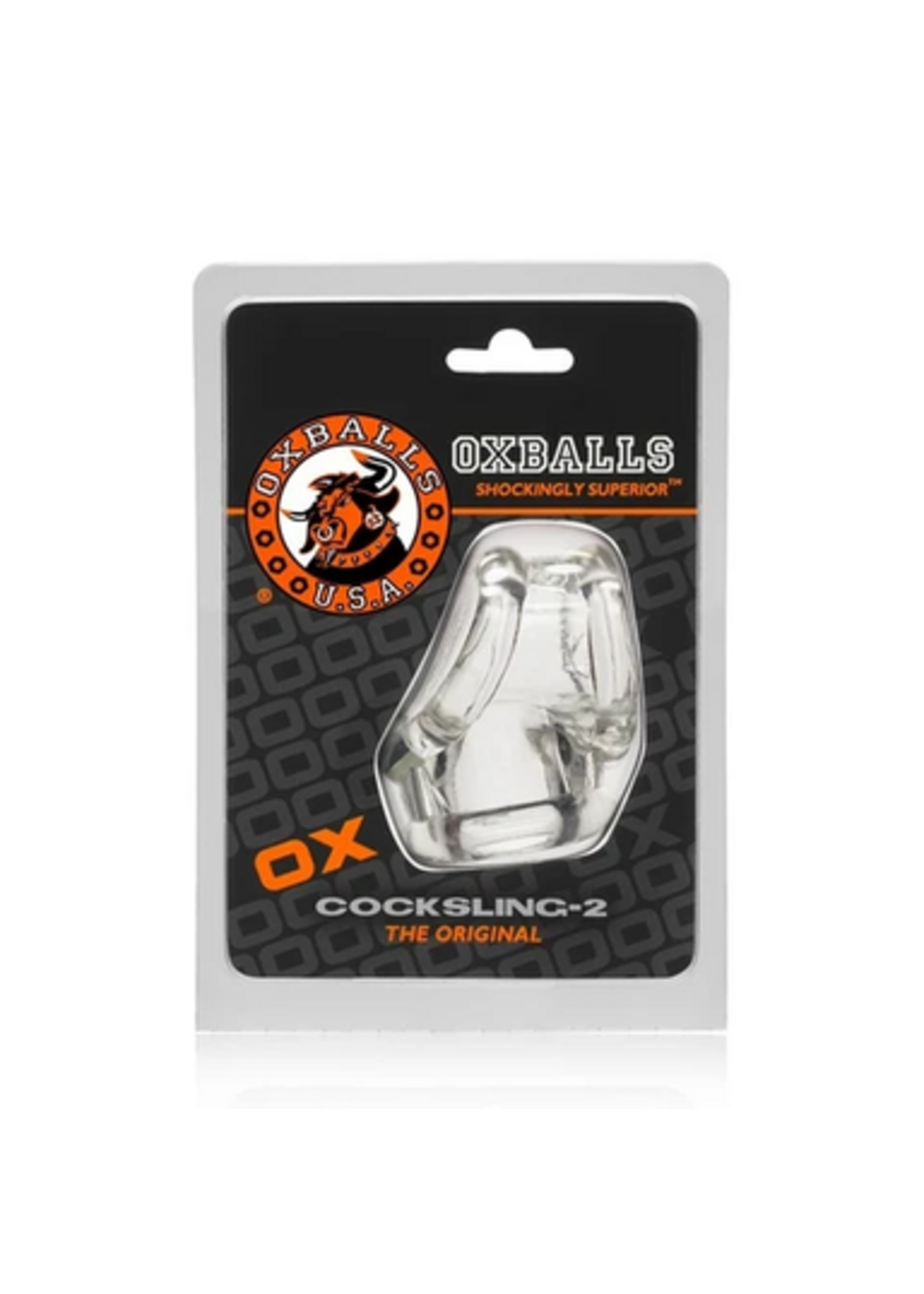 Oxballs COCKSLING-2, sling - CLEAR