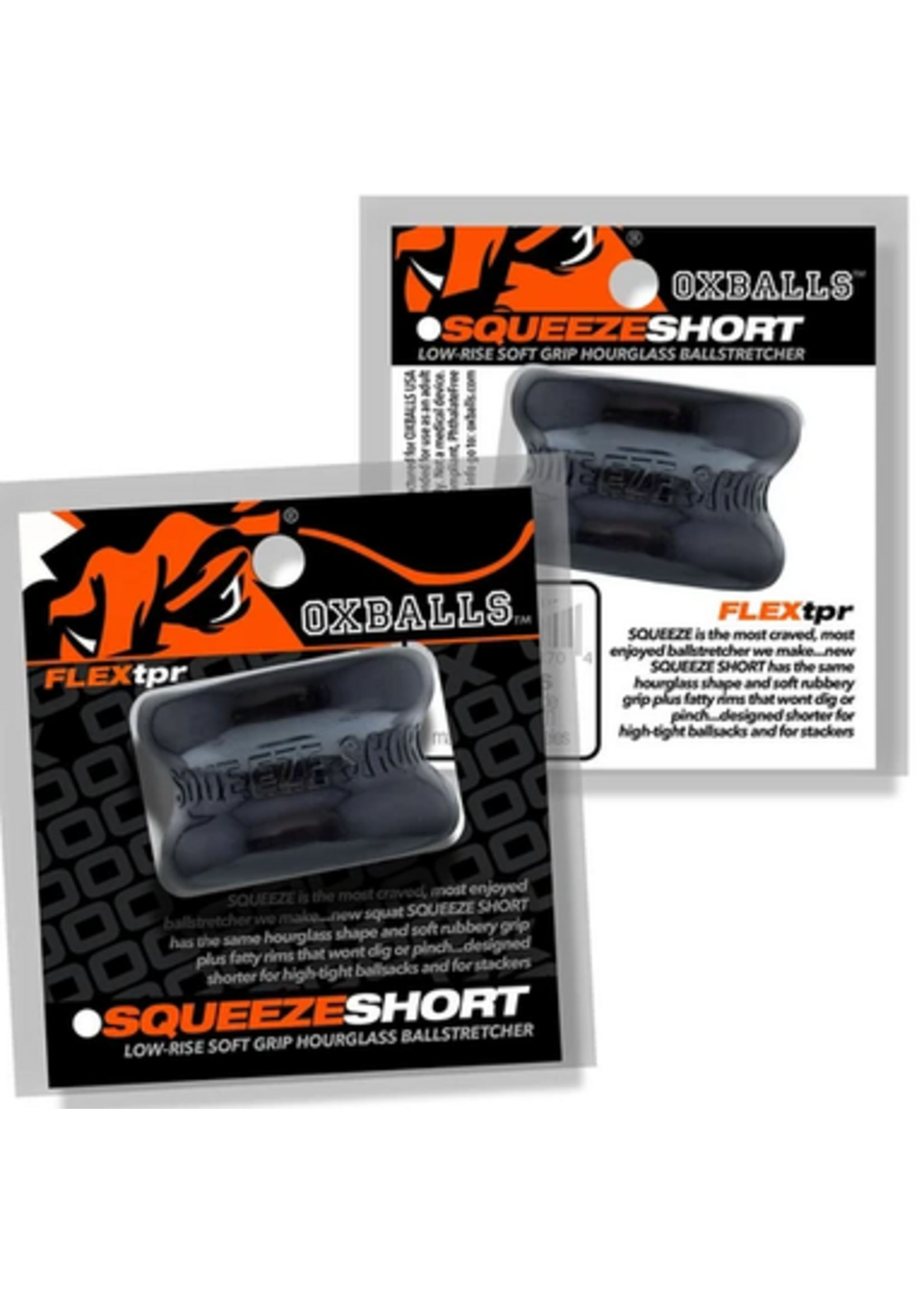 Oxballs Squeeze Short Ballstretcher Black