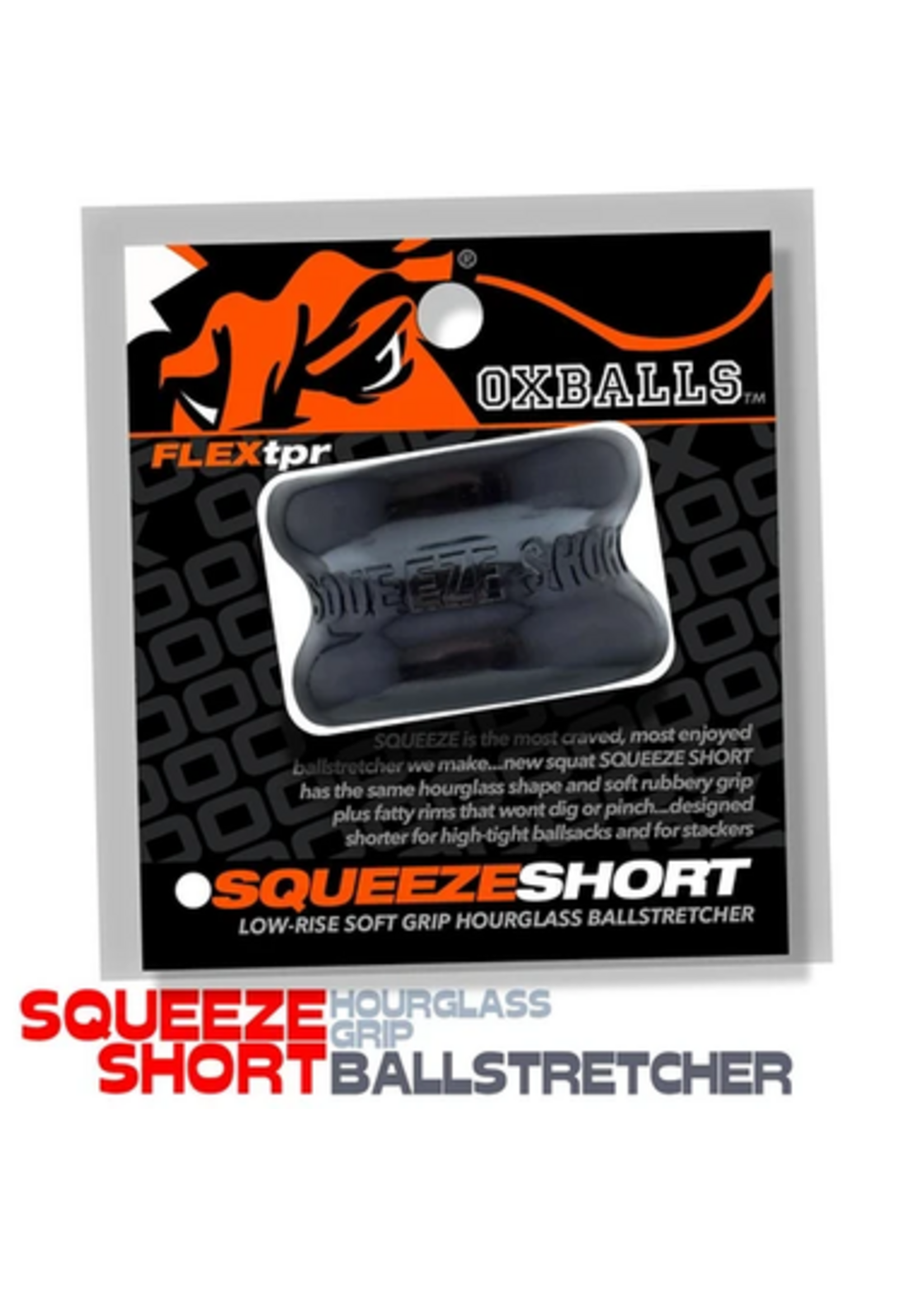 Oxballs Squeeze Short Ballstretcher Black