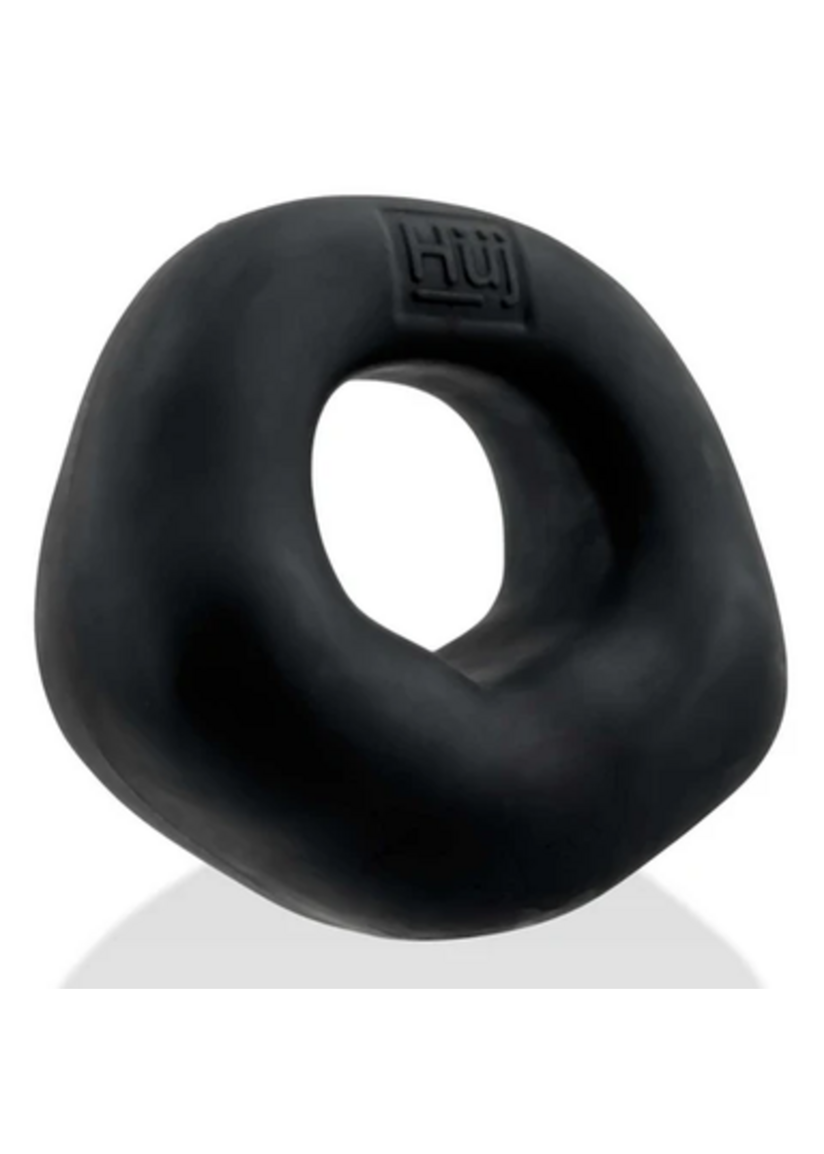 FIT BULGE hung-style cockring BLACK FOG