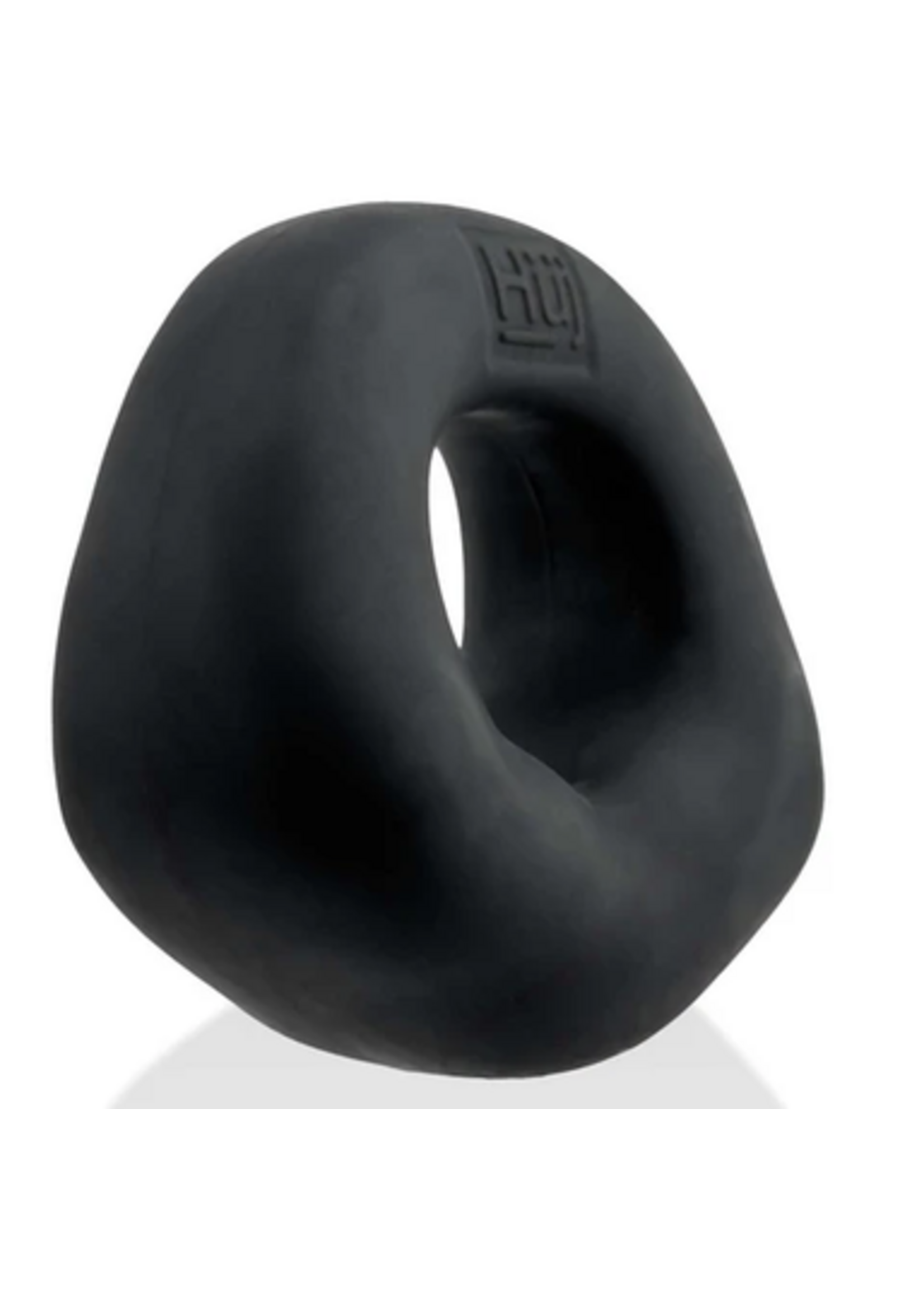FIT BULGE hung-style cockring BLACK FOG