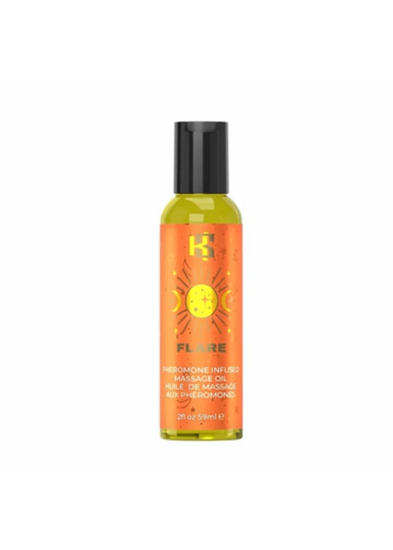 KamaSutra Celestial Collection FLARE pheromone Massage oil 2 fl oz/59 ml