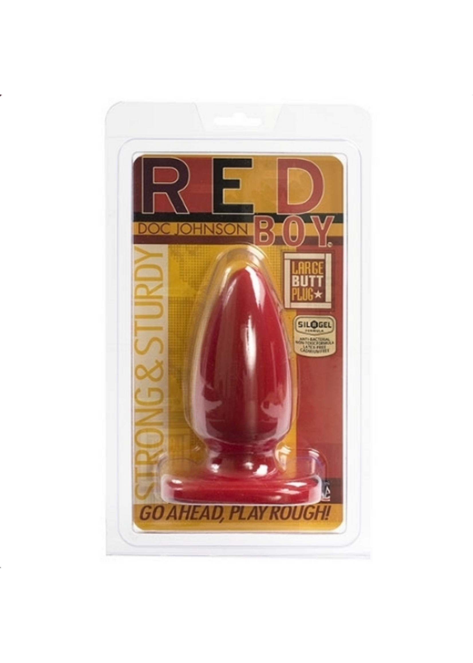 DocJohnson Red Boy - Large 5" Butt Plug