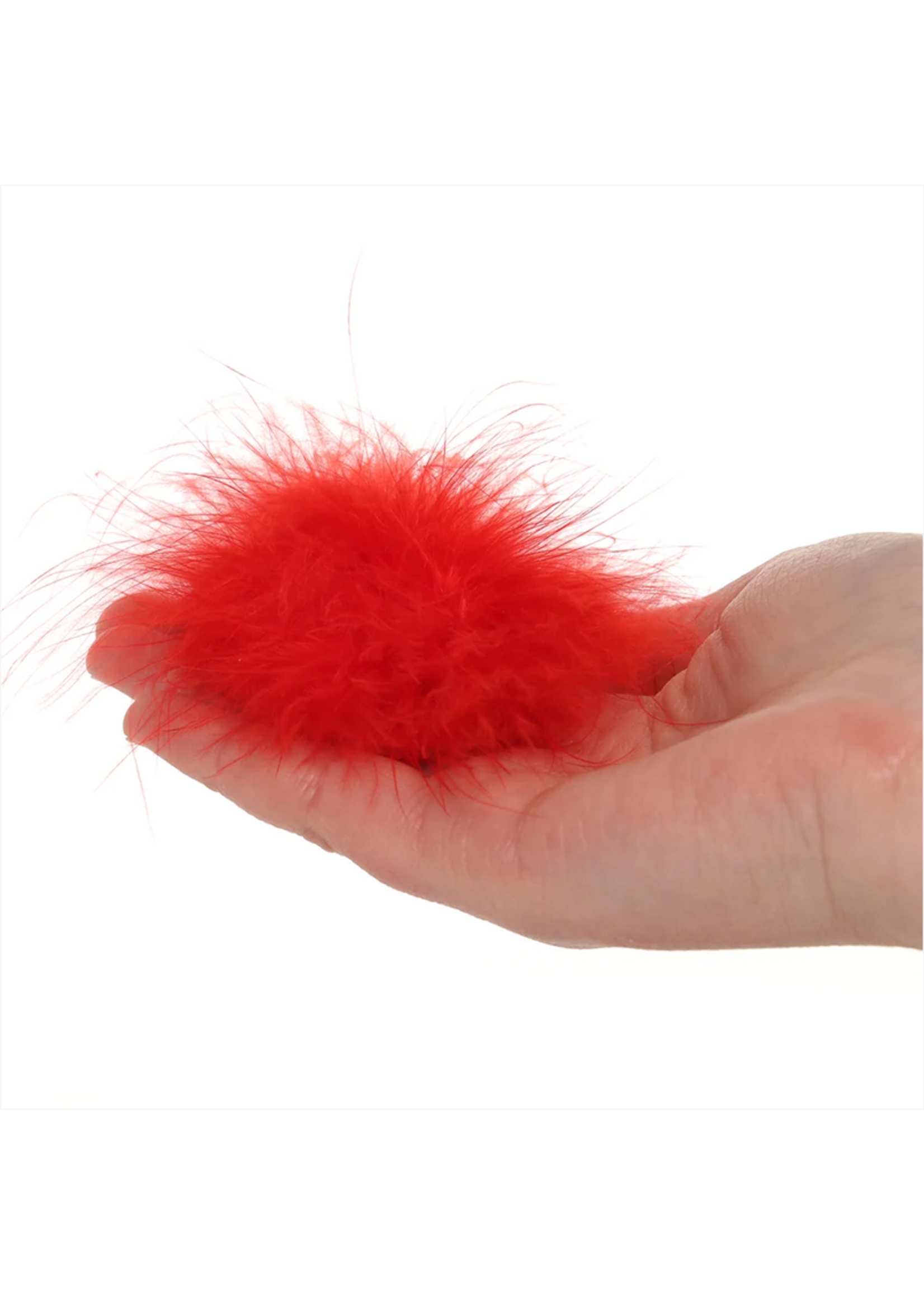 Little Genie Productions Nipple Couture Red Marabou Covers