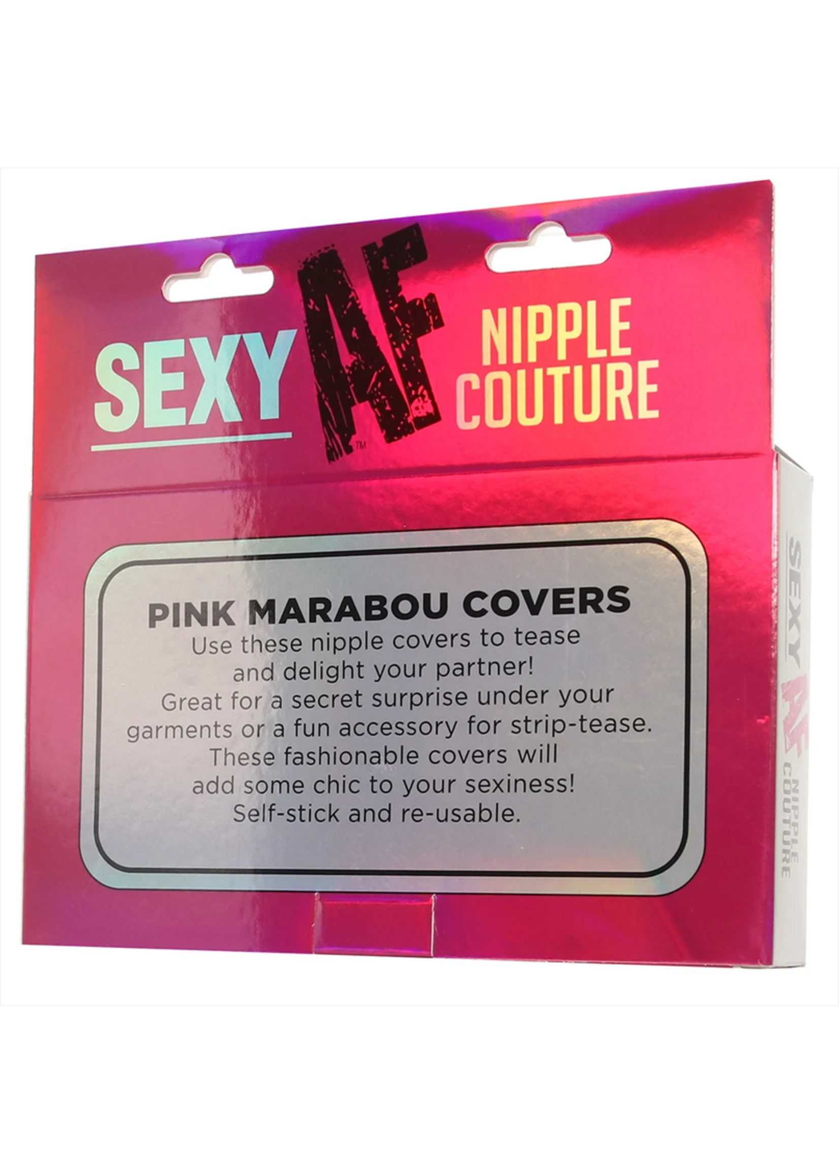 Little Genie Productions Nipple Couture Pink Marabou Covers