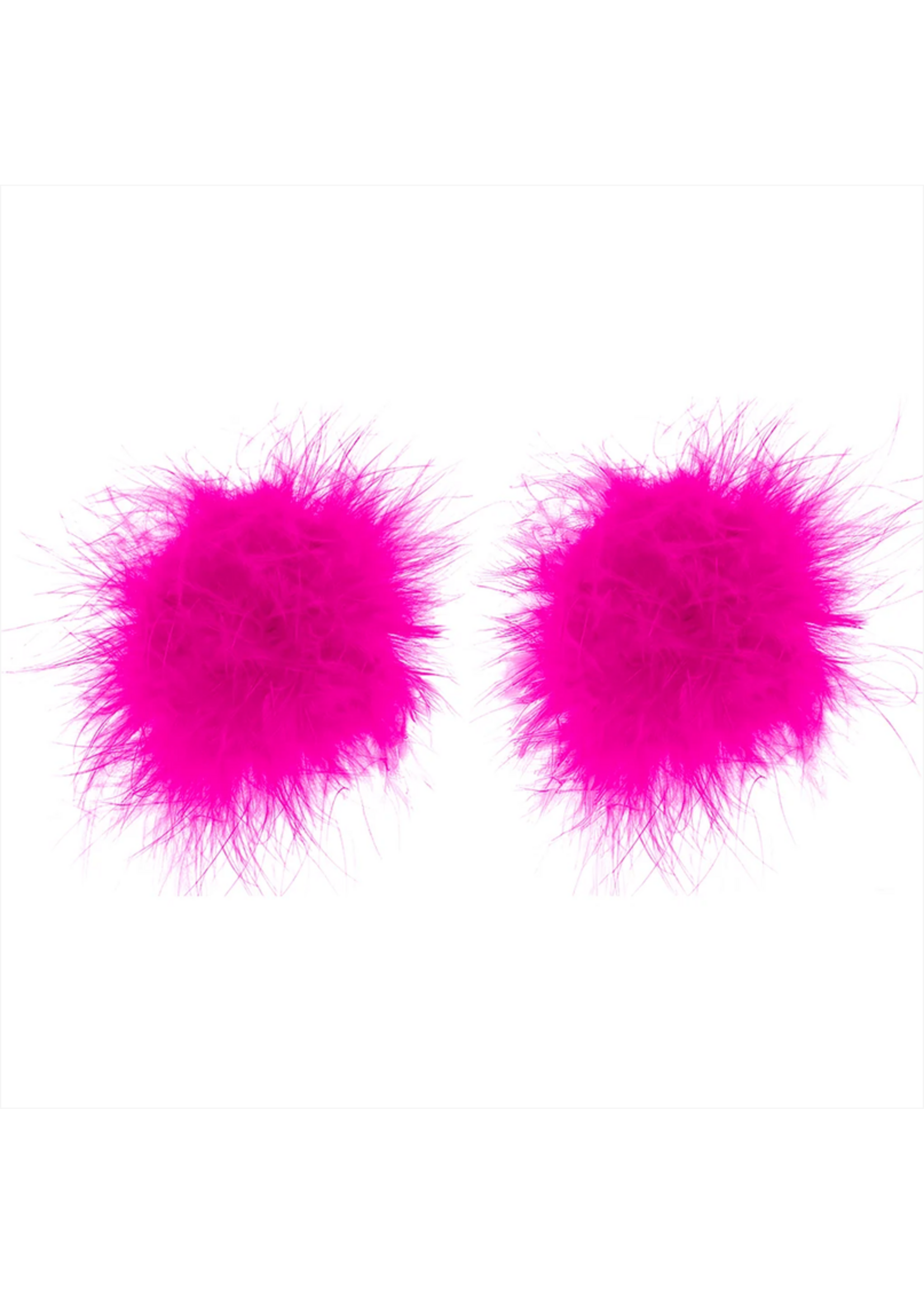 Little Genie Productions Nipple Couture Pink Marabou Covers
