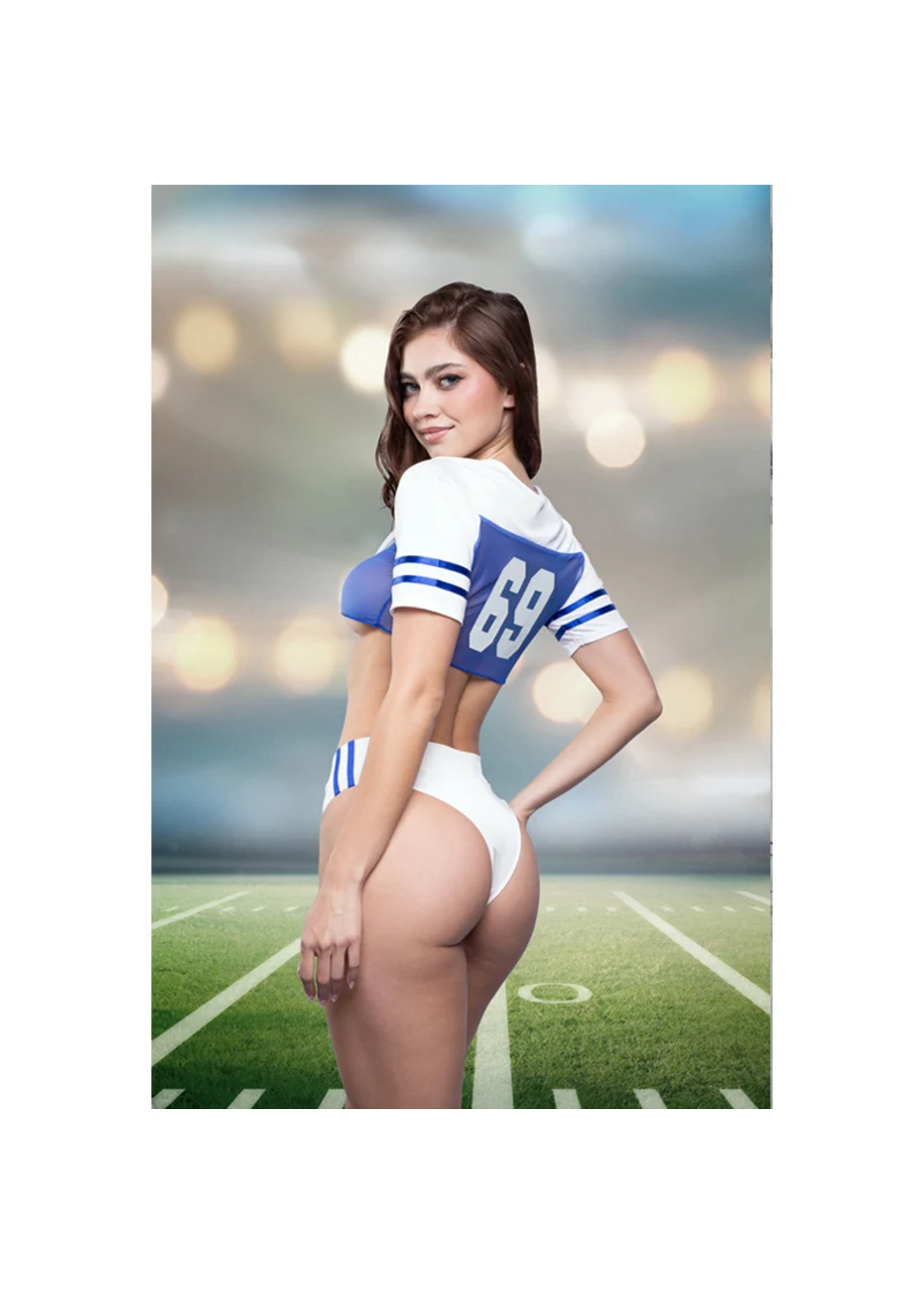 Fantasy Lingerie PLAY THE FIELD 2PC FOOTBALL PL