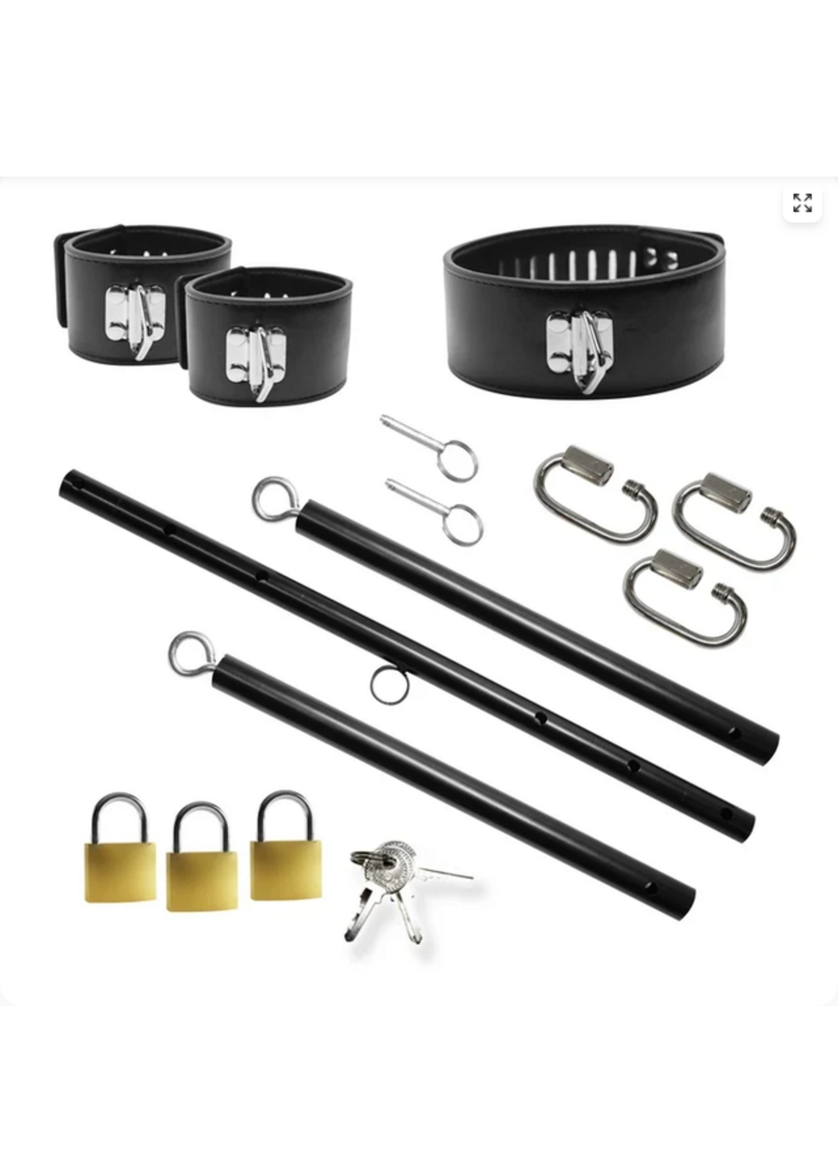 XR Dominion Bar Spreader Bar with Collar & Restraints