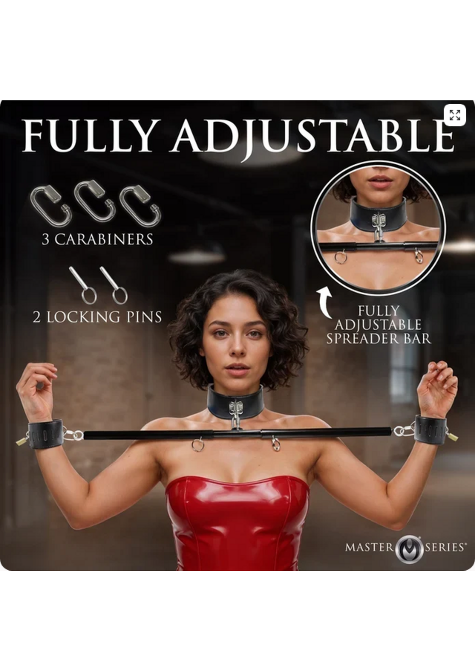 XR Dominion Bar Spreader Bar with Collar & Restraints