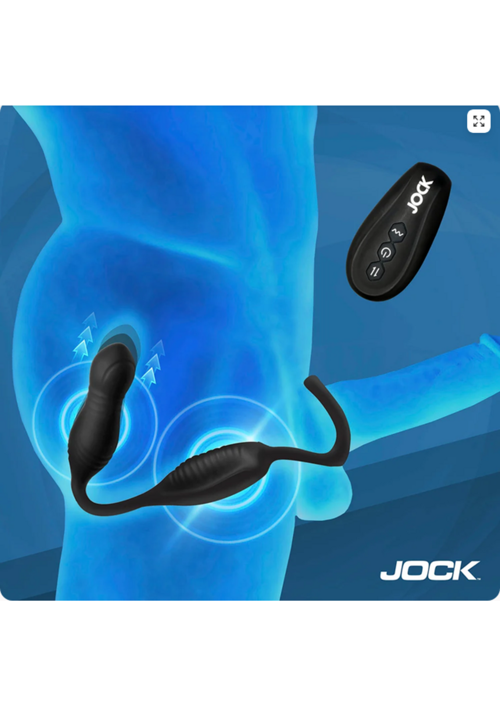 XR Hyper Thrusting and Vibrating Anal Plug with C-Ring